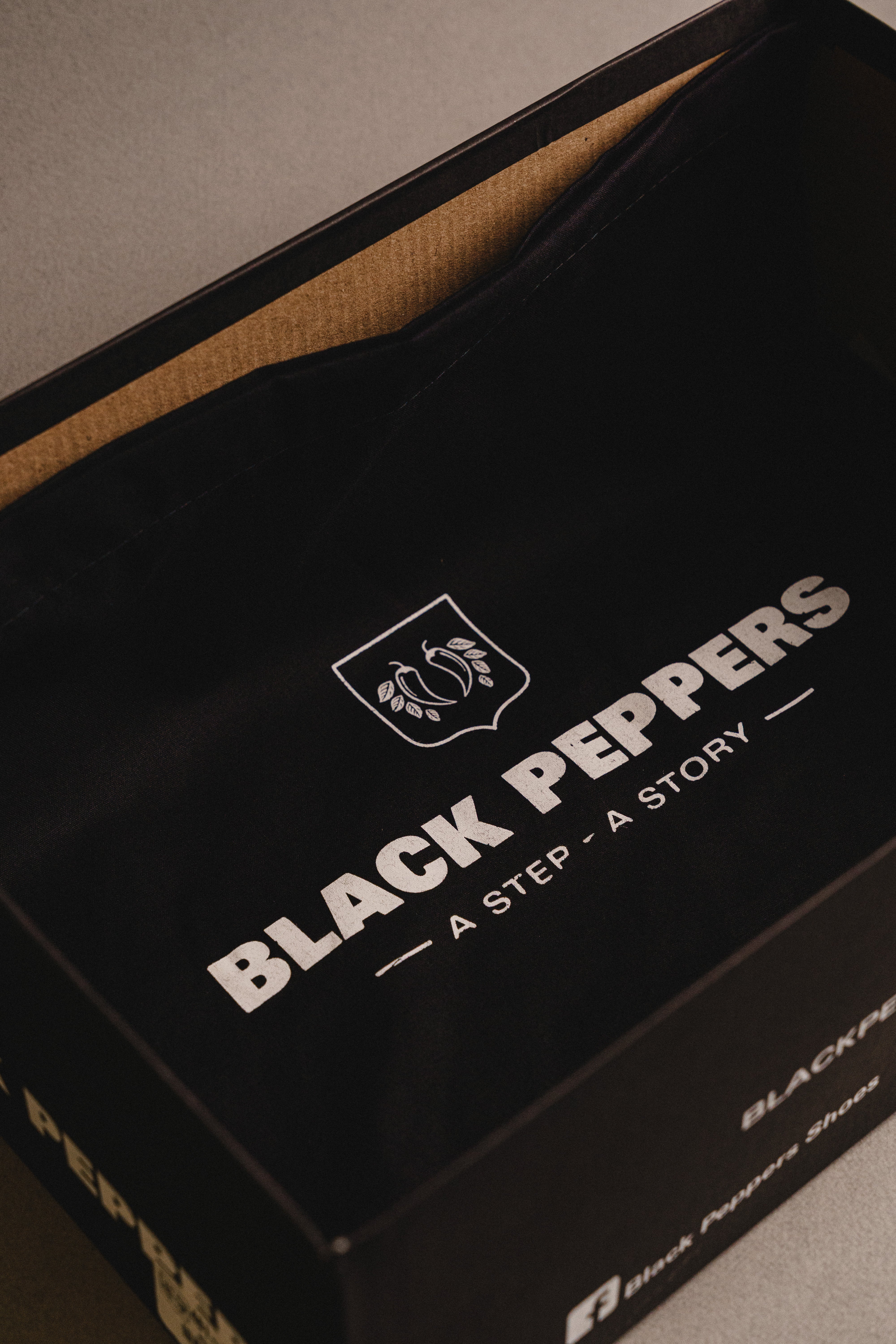BLACK PEPPERS Trainer Leather Sneaker VERONA NAVY