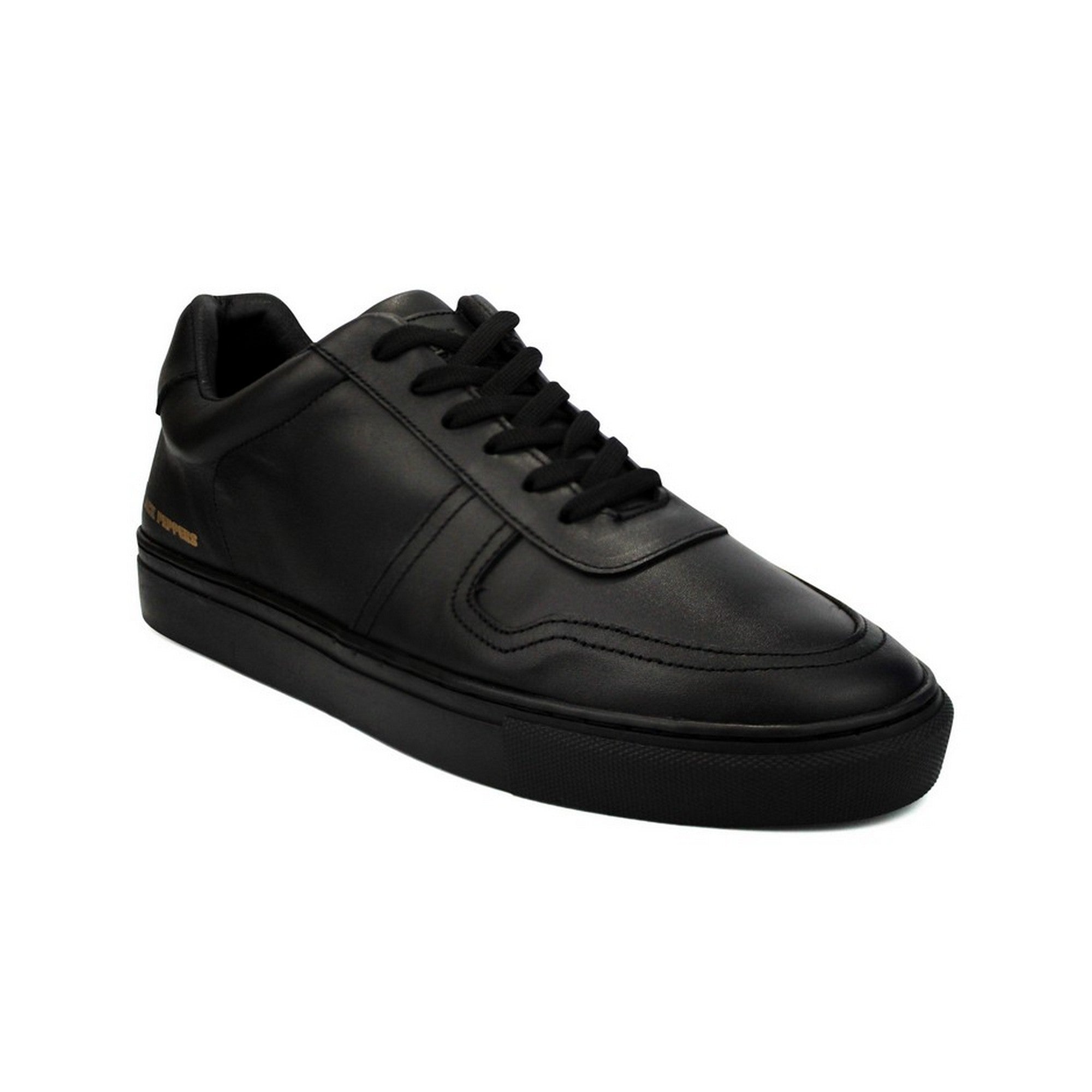 Tenis de Piel Black Peppers Lowtop Leather Sneaker PR Full Black