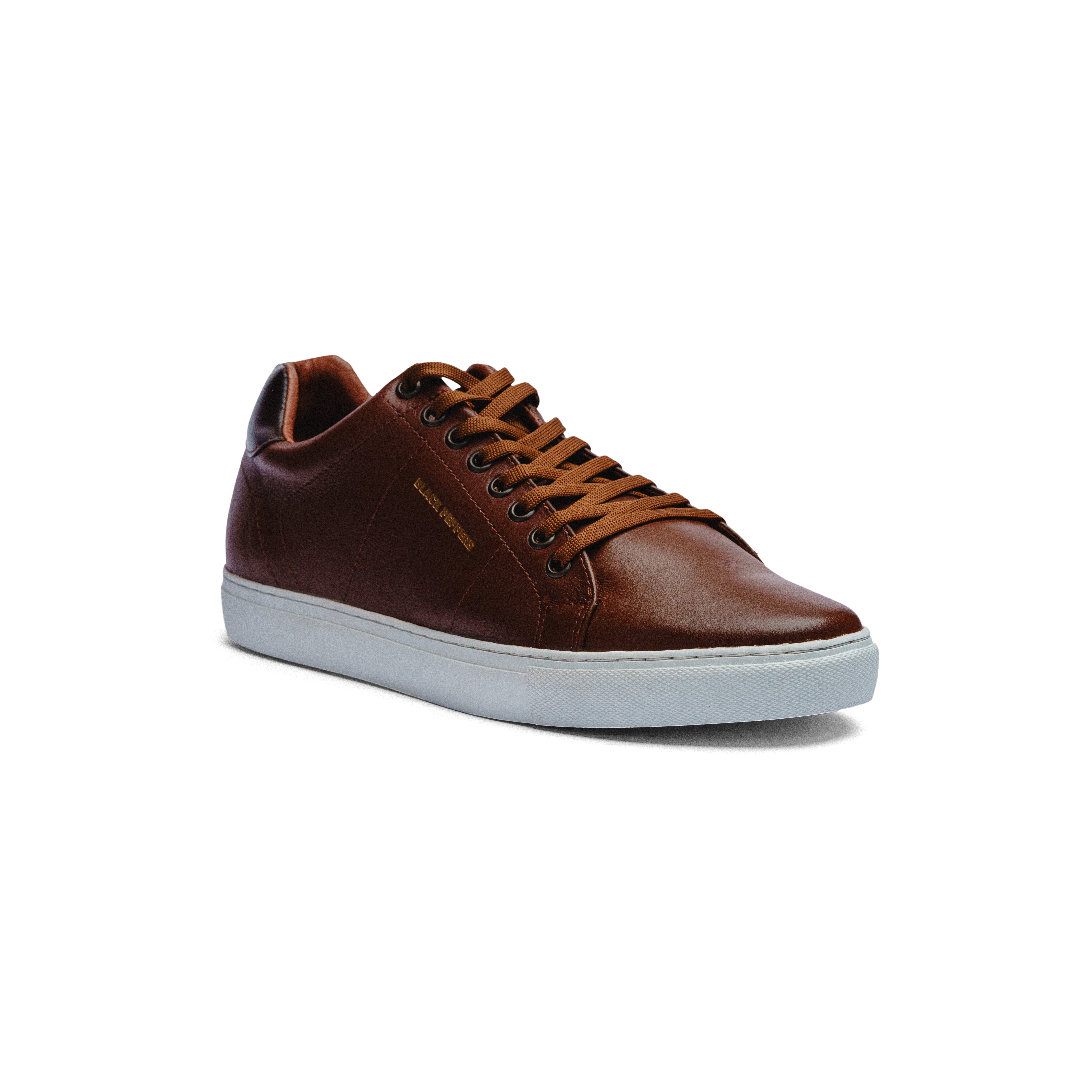 Tenis de Piel Black Peppers Lowtop Leather Sneaker CM Camel