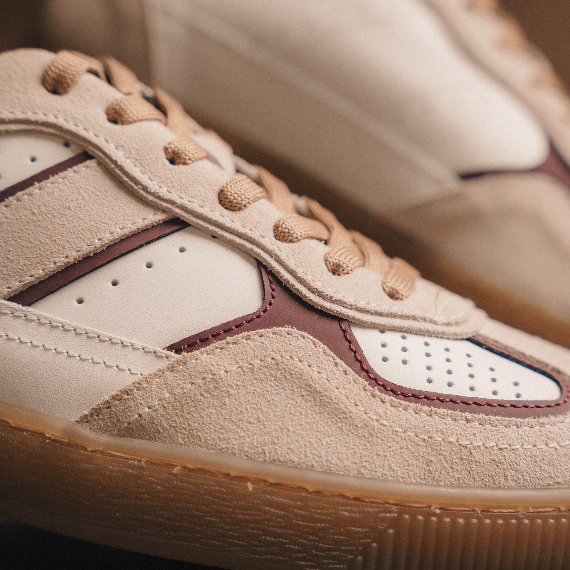 Lowtop Leather Sneaker PARMA white