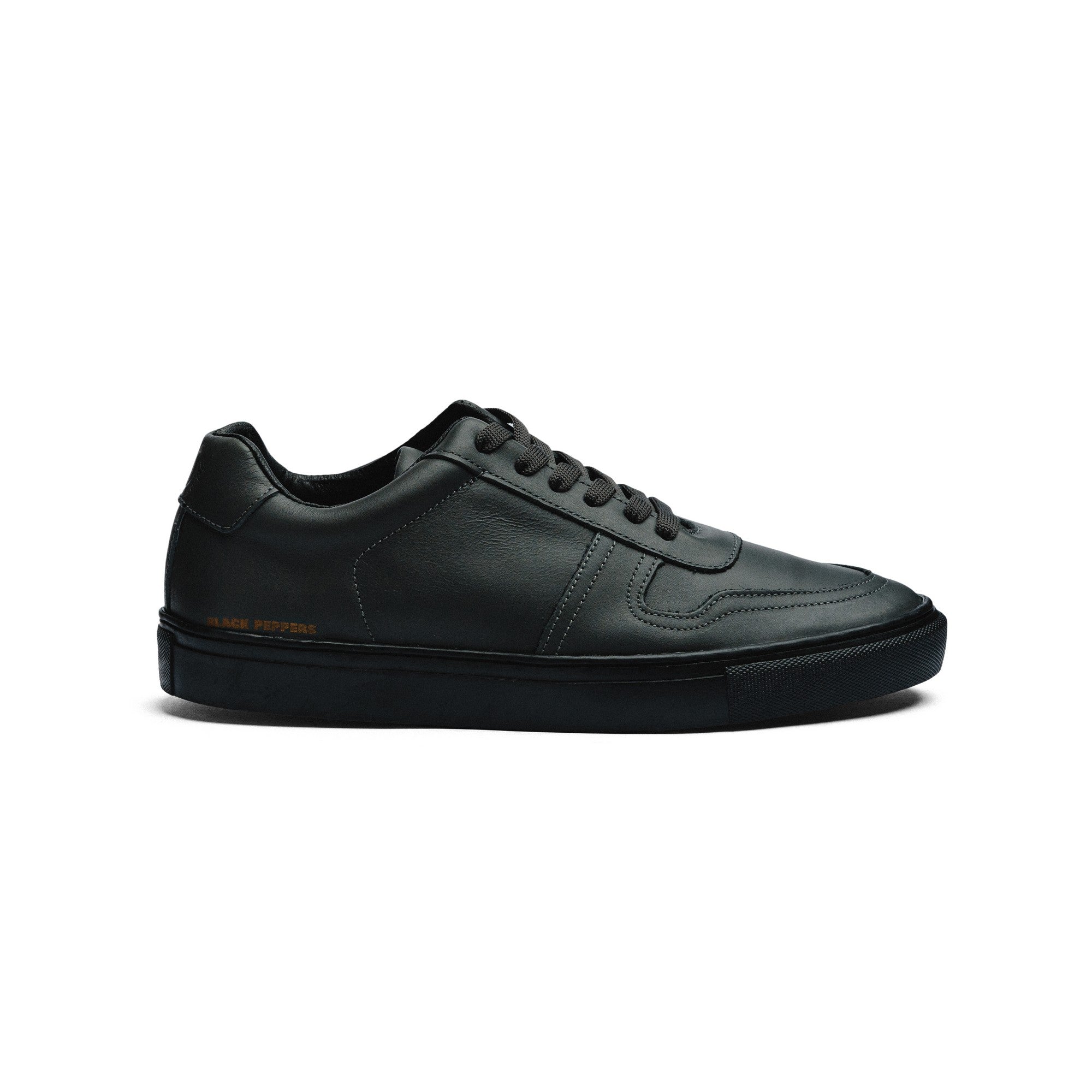 Tenis de Piel Black Peppers Lowtop Leather Sneaker PR Oxford Gray/Black Sole