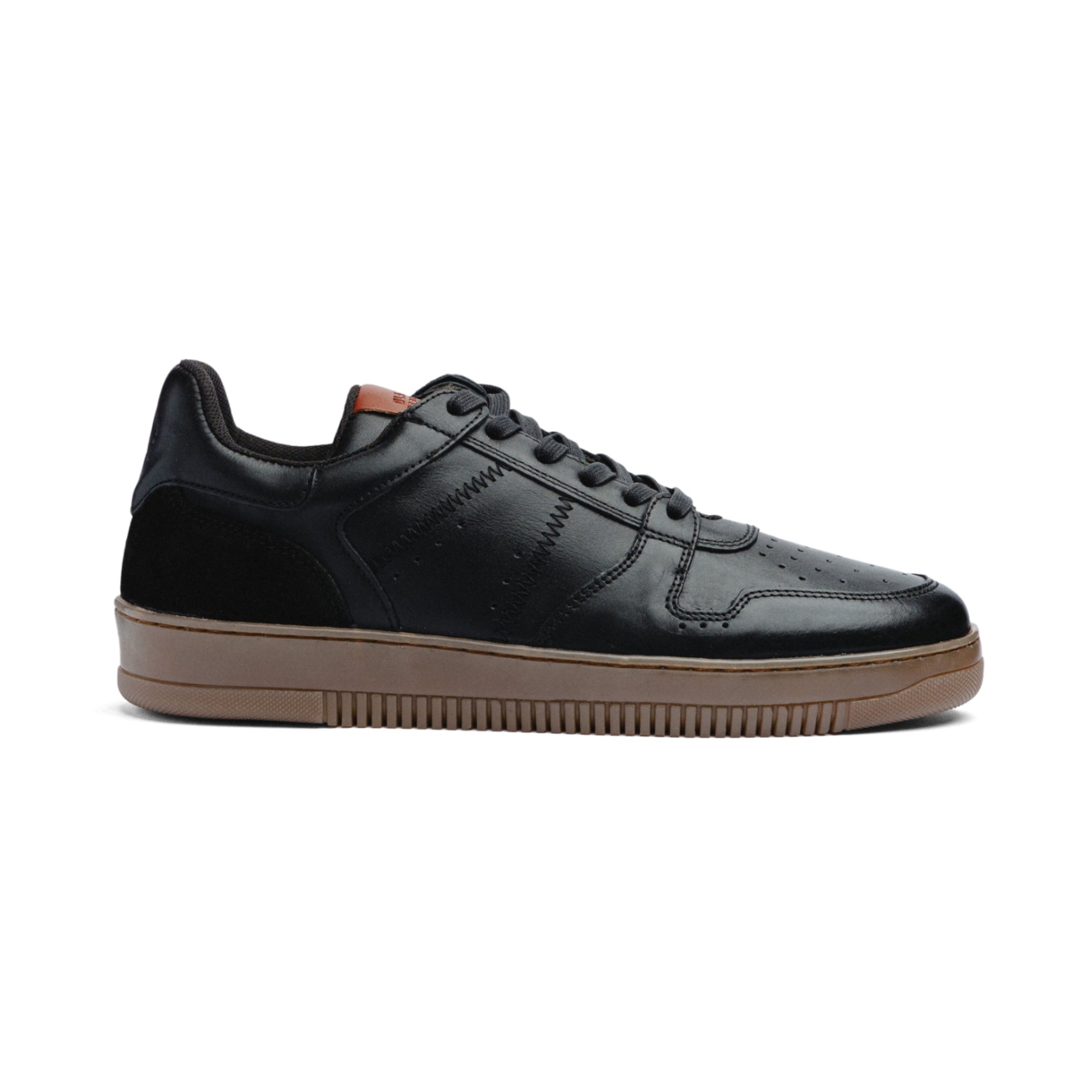 Tenis de Piel Black Peppers Lowtop Leather Sneaker CRUISE Black/Brown Sole