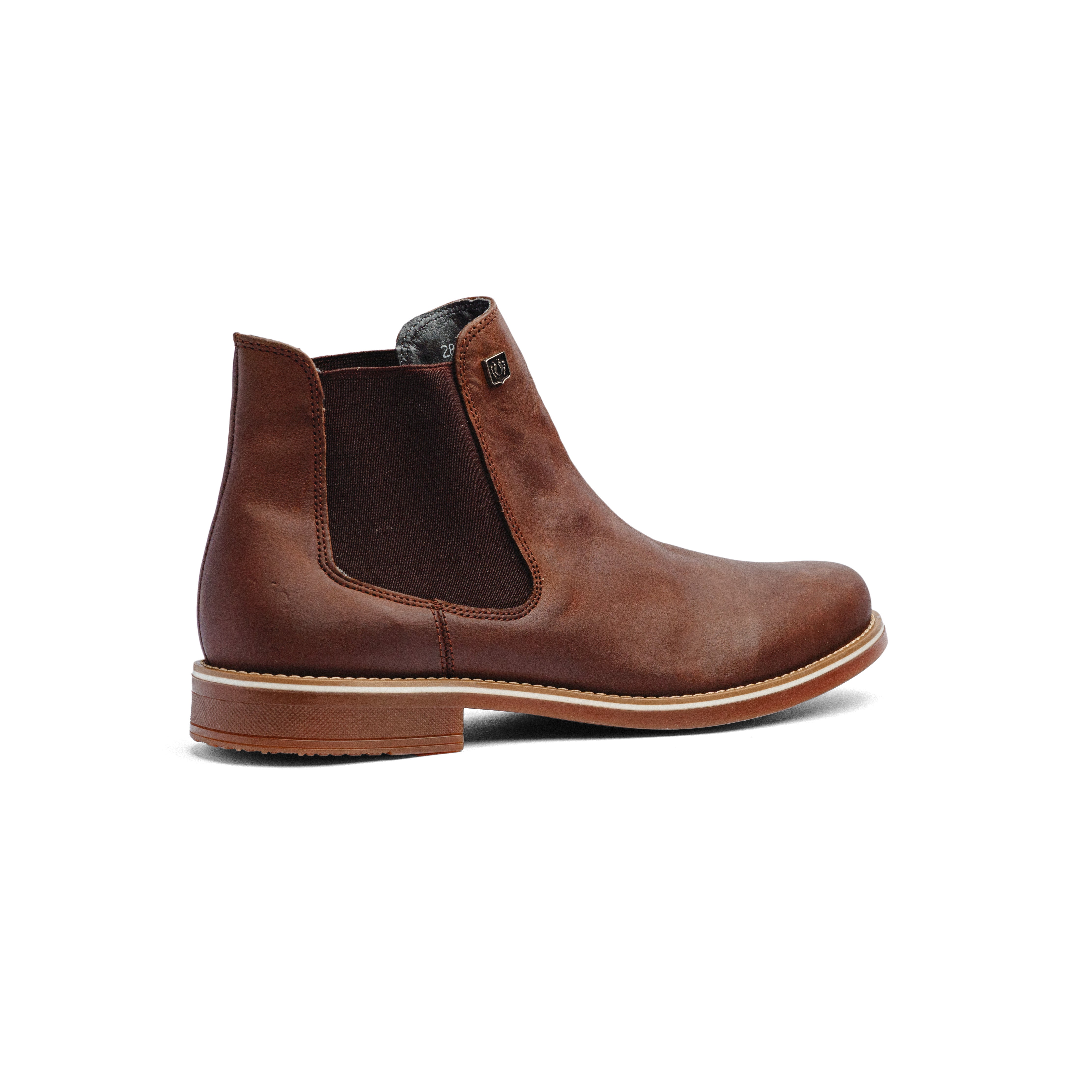 Botas Black Peppers Brown Leather Classic Chelsea