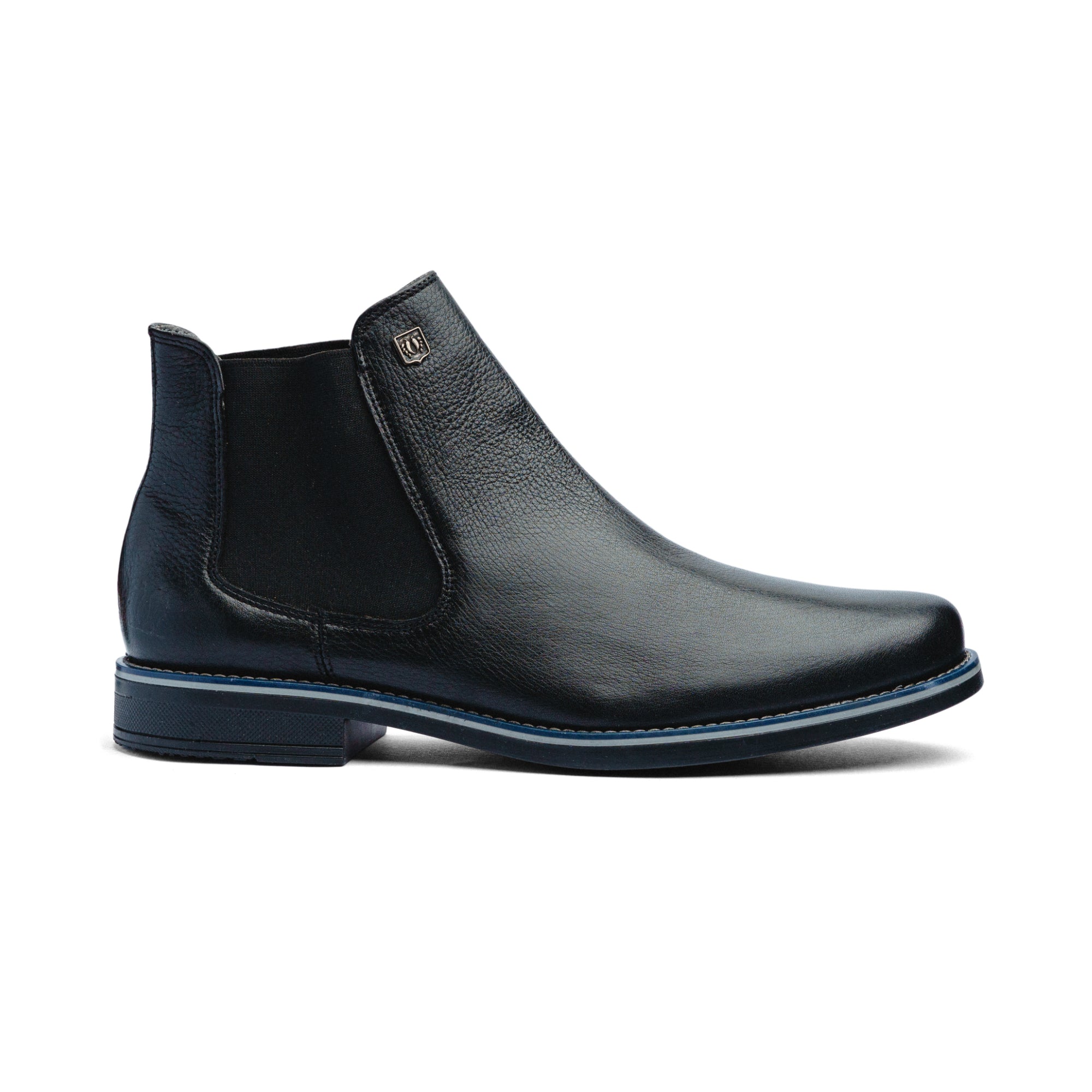 Botas Black Peppers Black Leather Classic Chelsea