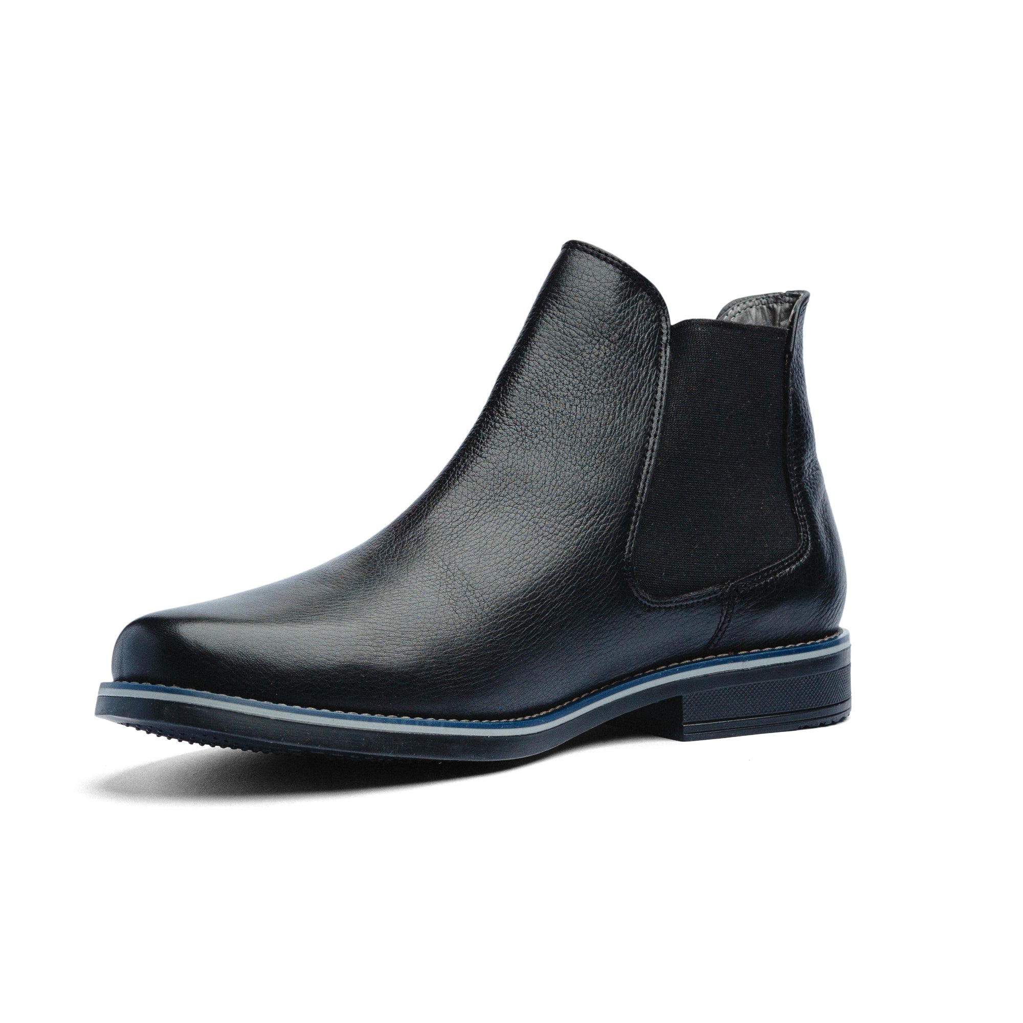 Botas Black Peppers Black Leather Classic Chelsea