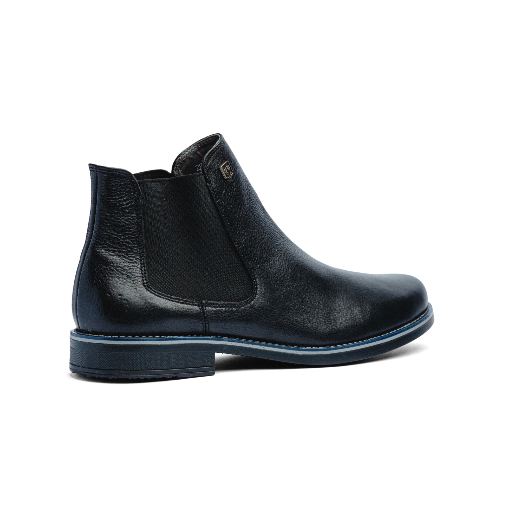 Botas Black Peppers Black Leather Classic Chelsea