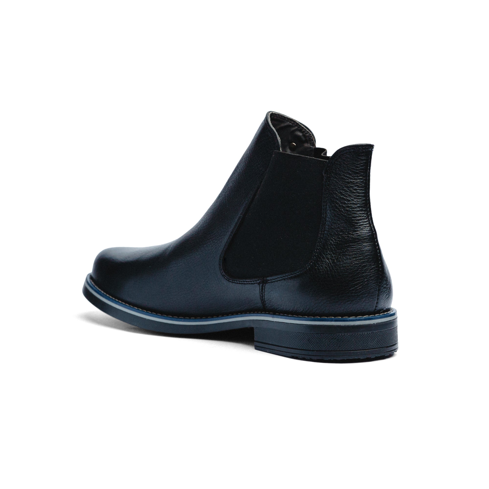 Botas Black Peppers Black Leather Classic Chelsea