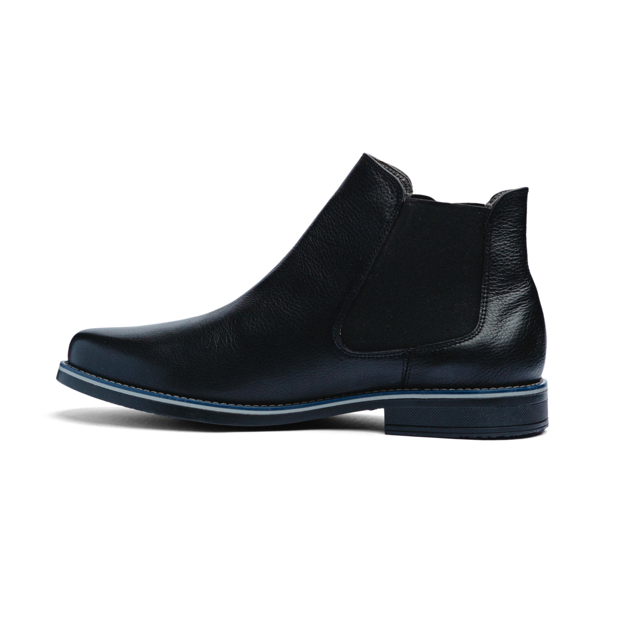 Botas Black Peppers Black Leather Classic Chelsea