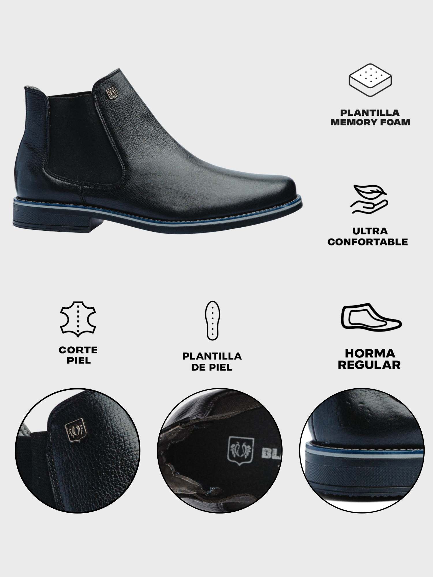 Black Leather CLASSIC CHELSEA