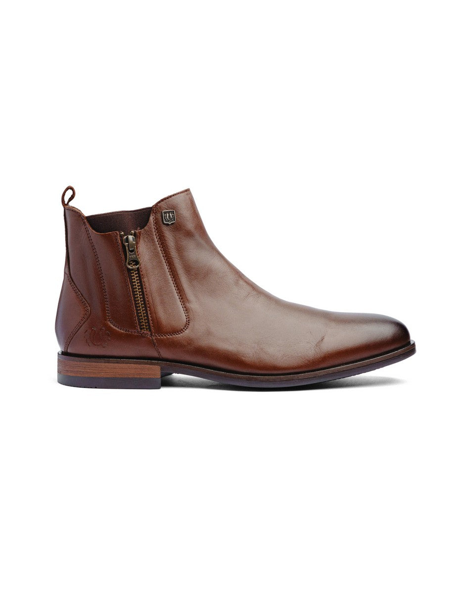 Brown Leather ROCKSTAR CHELSEA