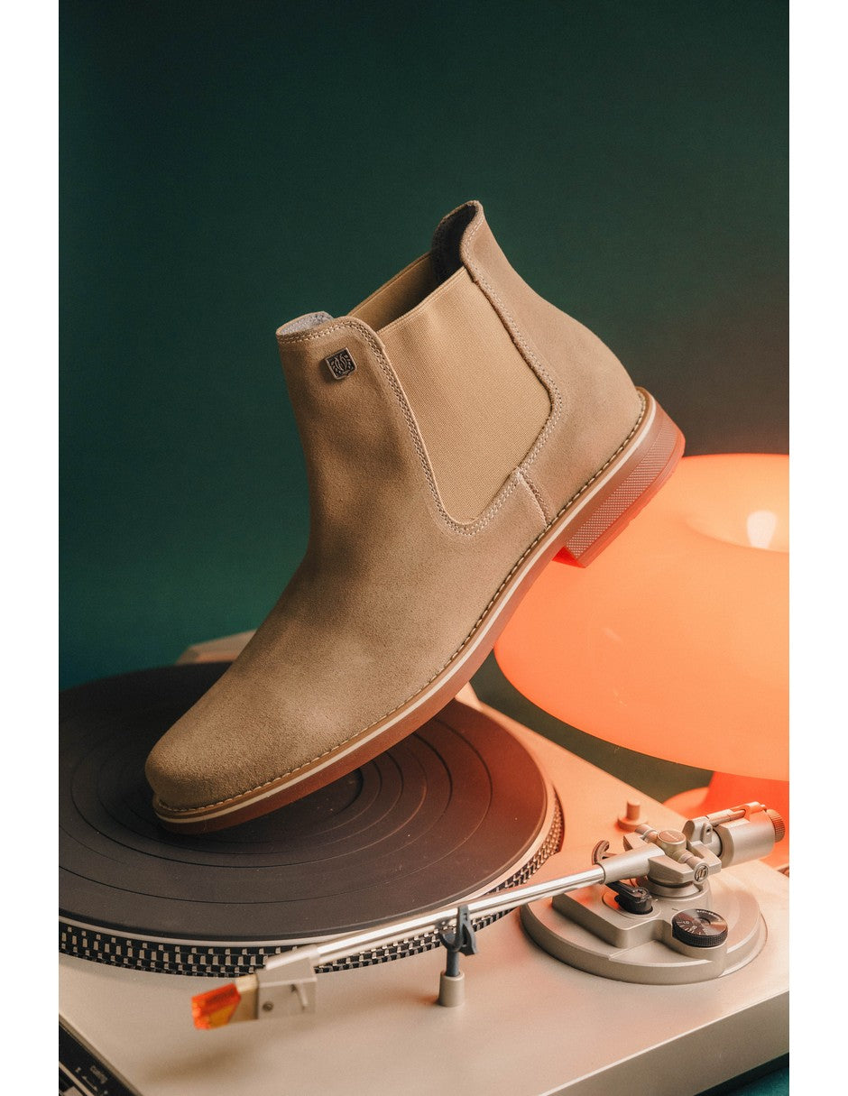 Cream Suede Leather CLASSIC CHELSEA