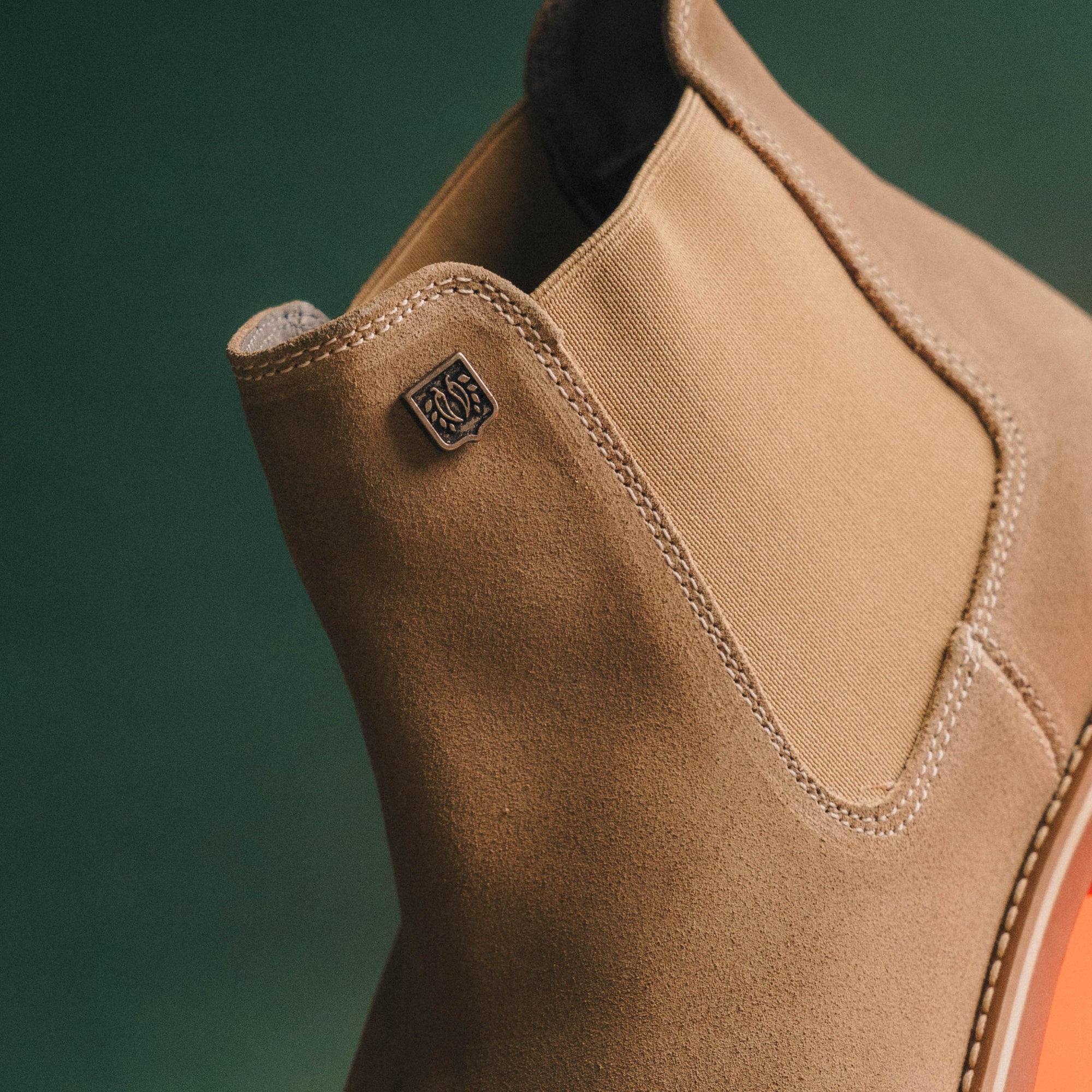 Cream Suede Leather CLASSIC CHELSEA