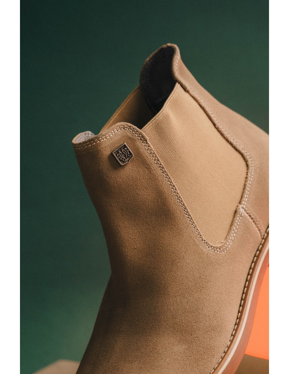 Cream Suede Leather CLASSIC CHELSEA