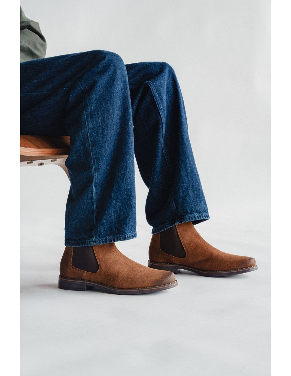 Camel Suede Leather CLASSIC CHELSEA