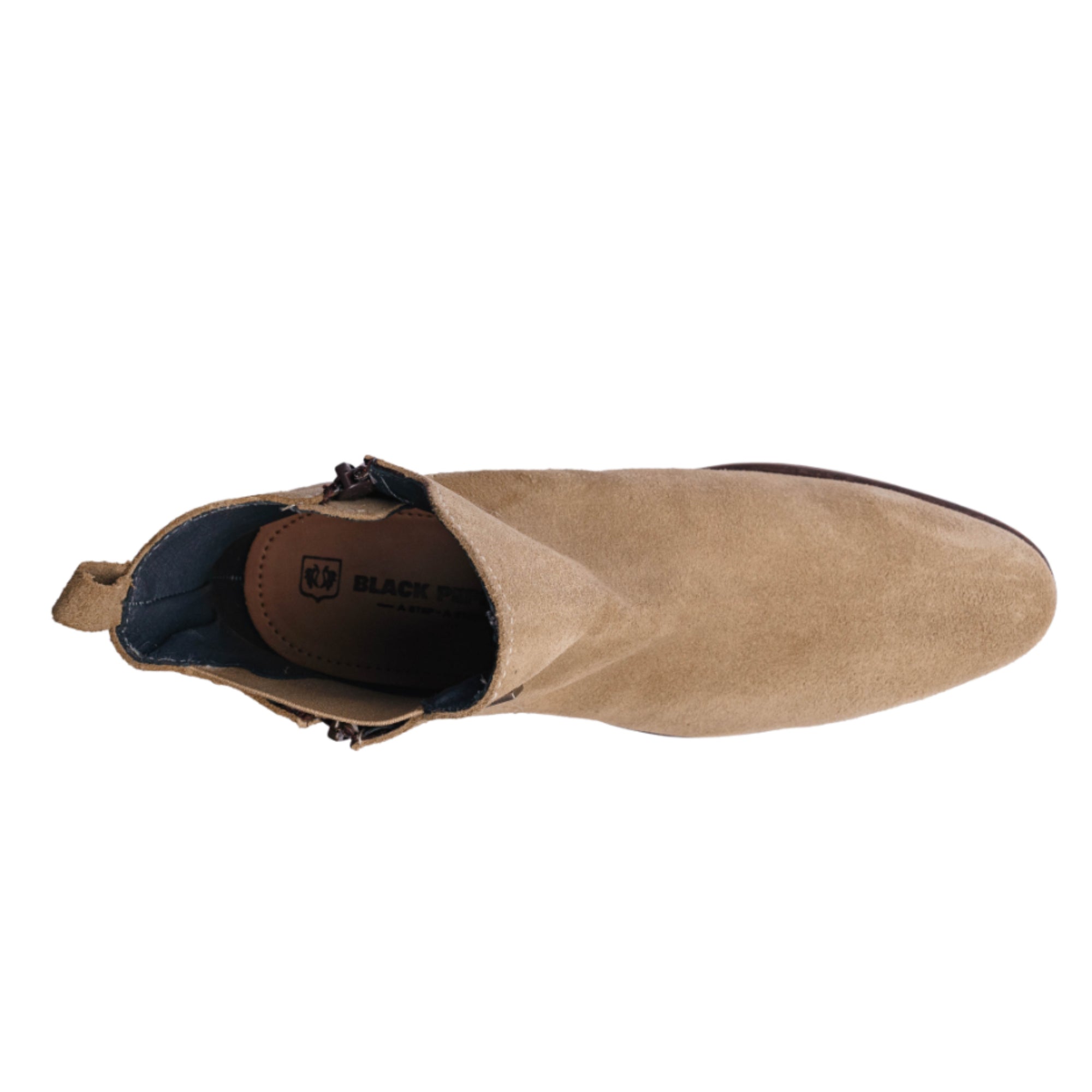 Cream Suede Leather ROCKSTAR CHELSEA