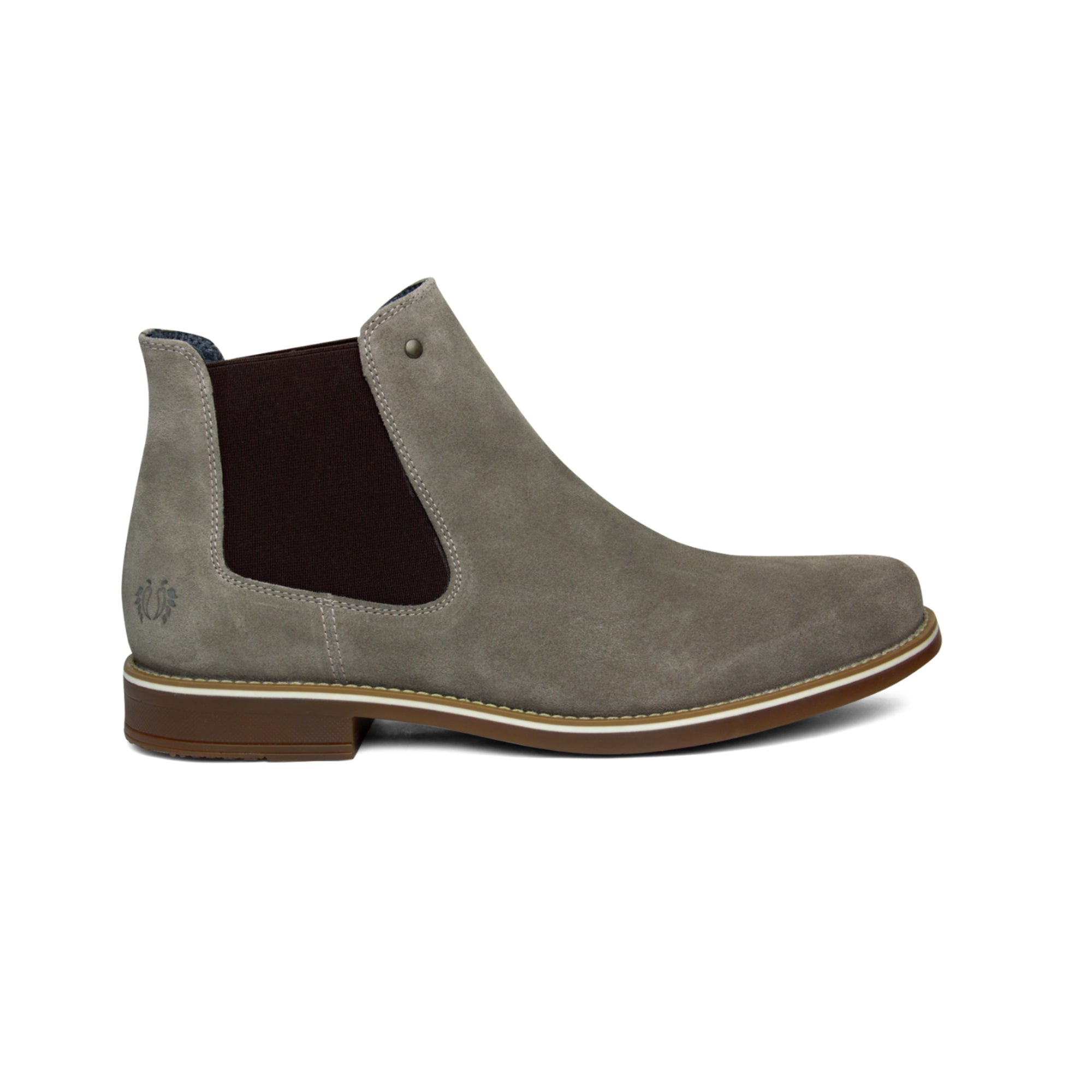 Botas Black Peppers Gray Suede Classic Chelsea