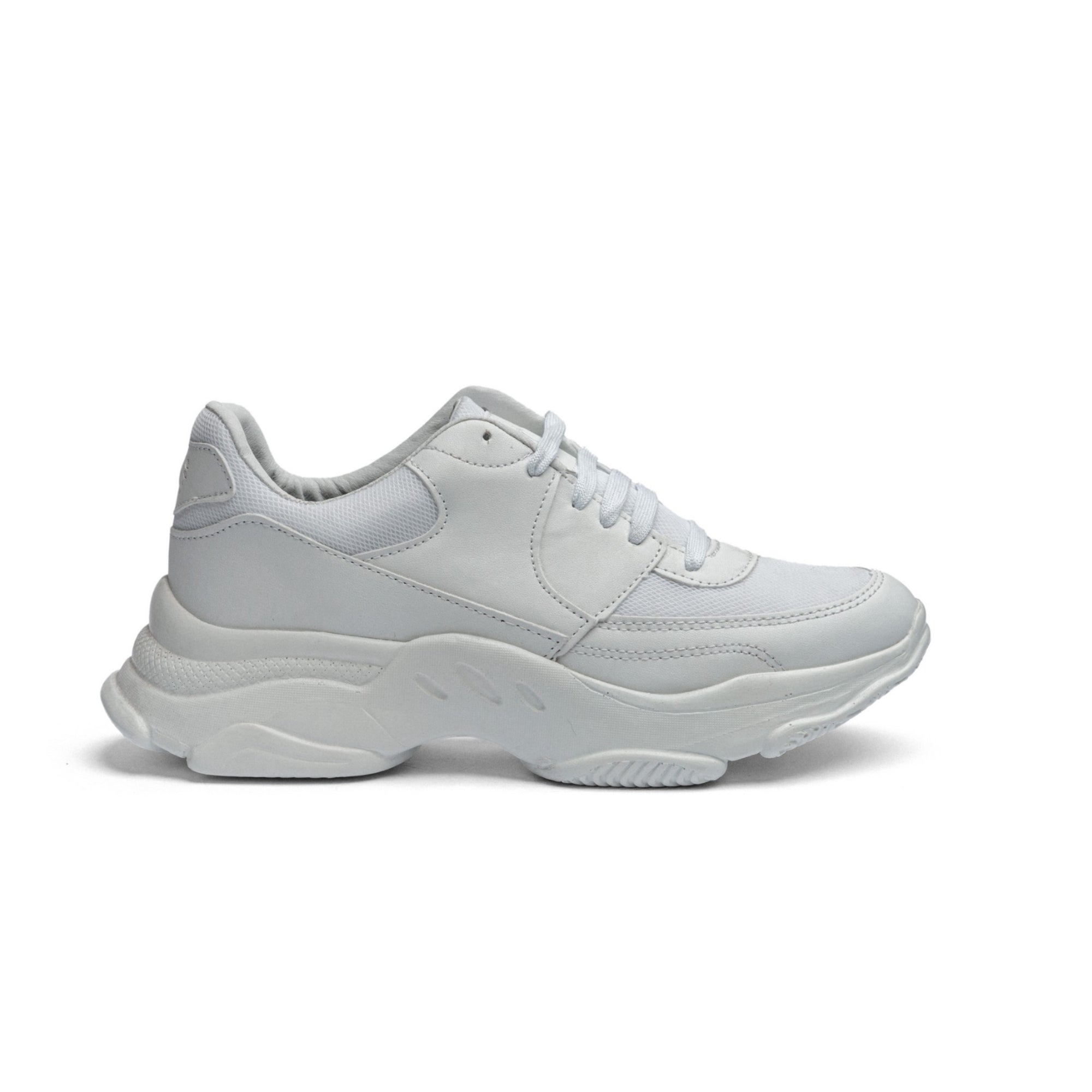 Tenis Black Peppers All White Chunky