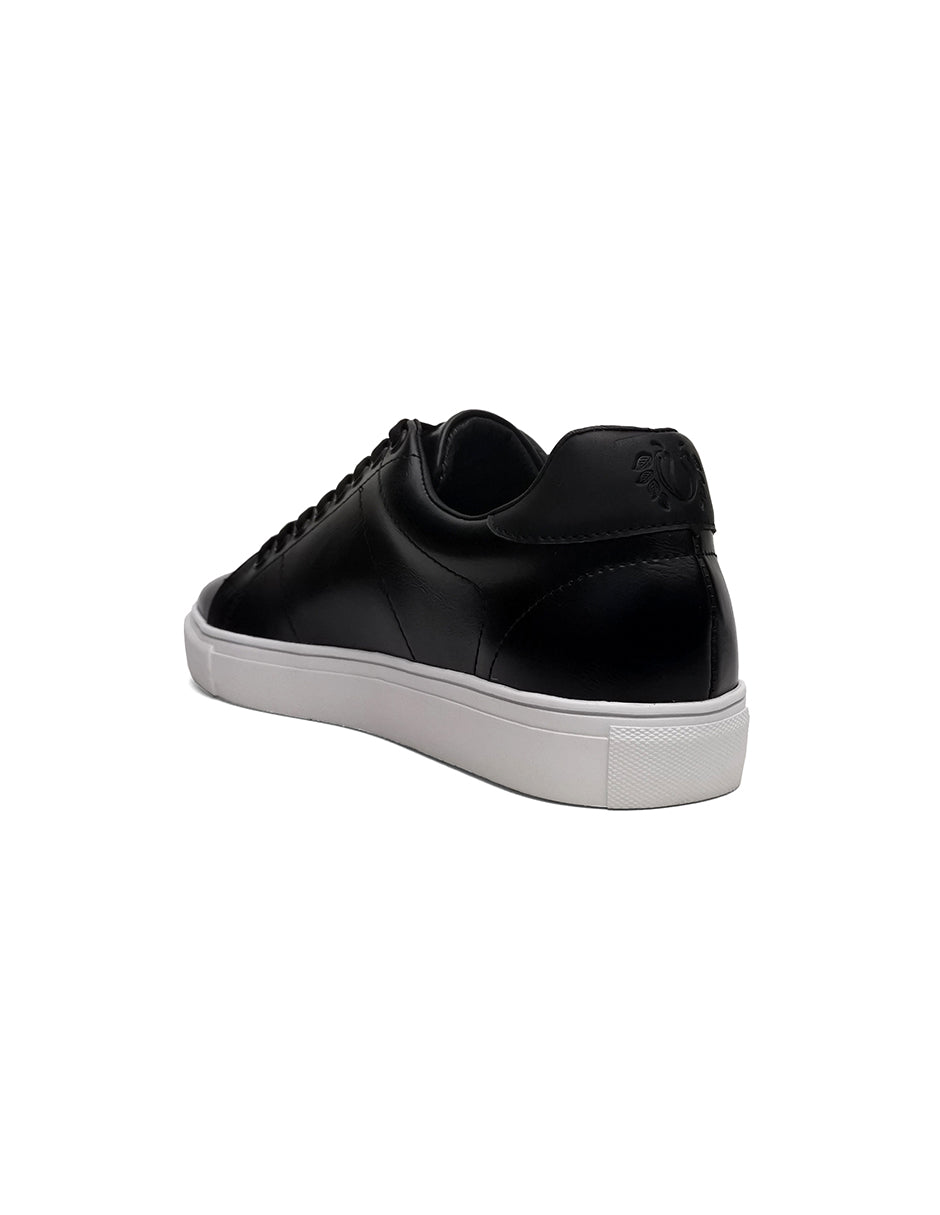 Lowtop Leather Sneaker CORE Black/White Sole