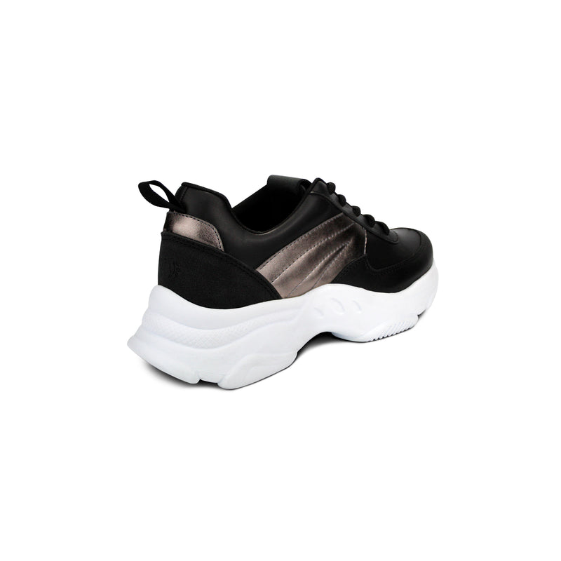 Tenis Black Peppers Black/Silver Chunky
