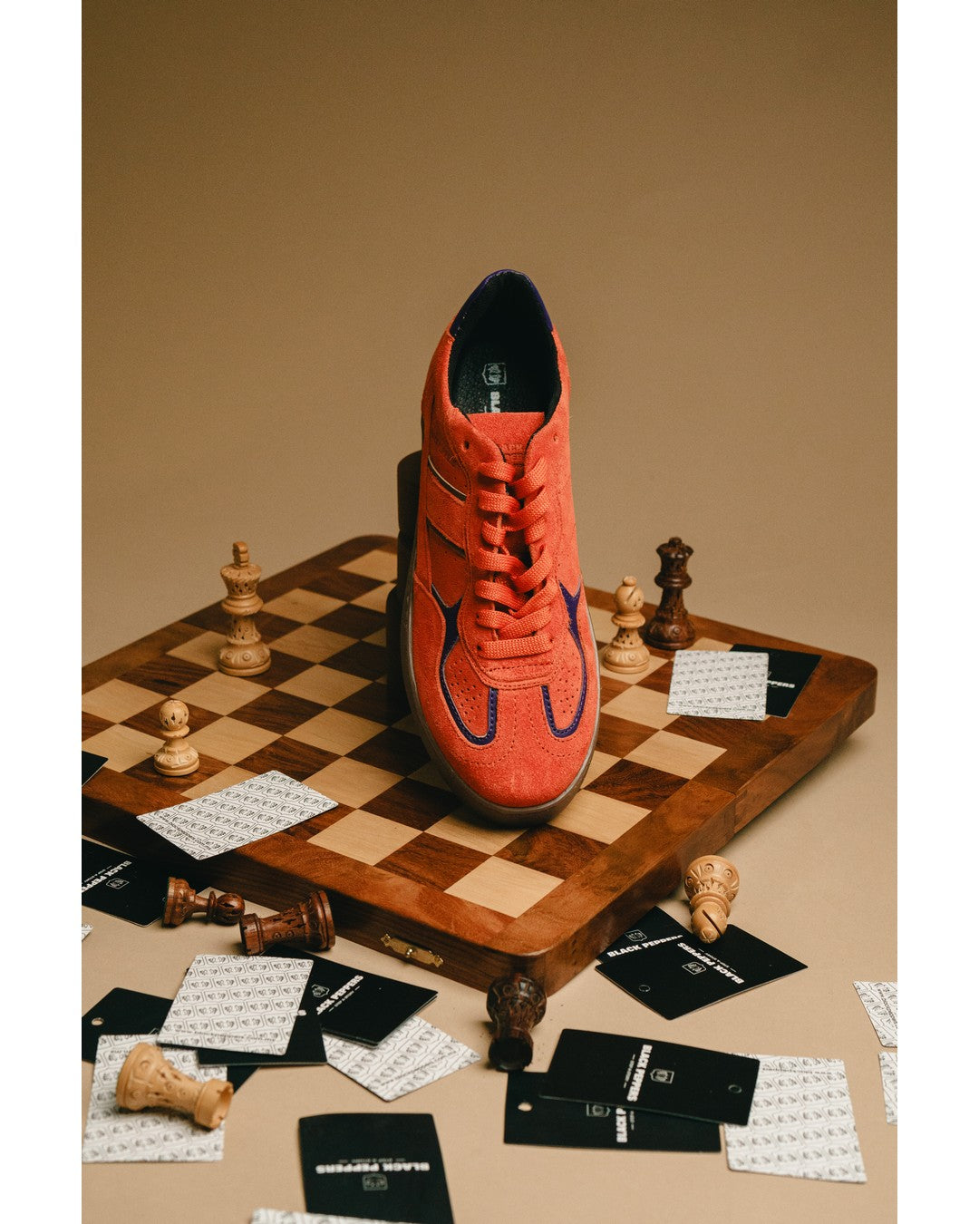 Lowtop Suede Sneaker PALERMO Orange