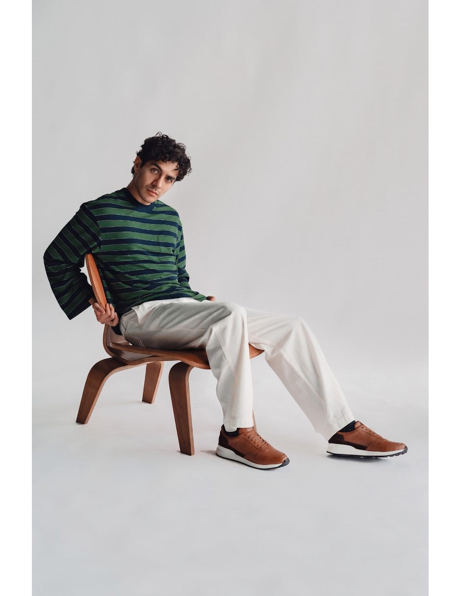Trainer Leather Sneaker VERONA Camel
