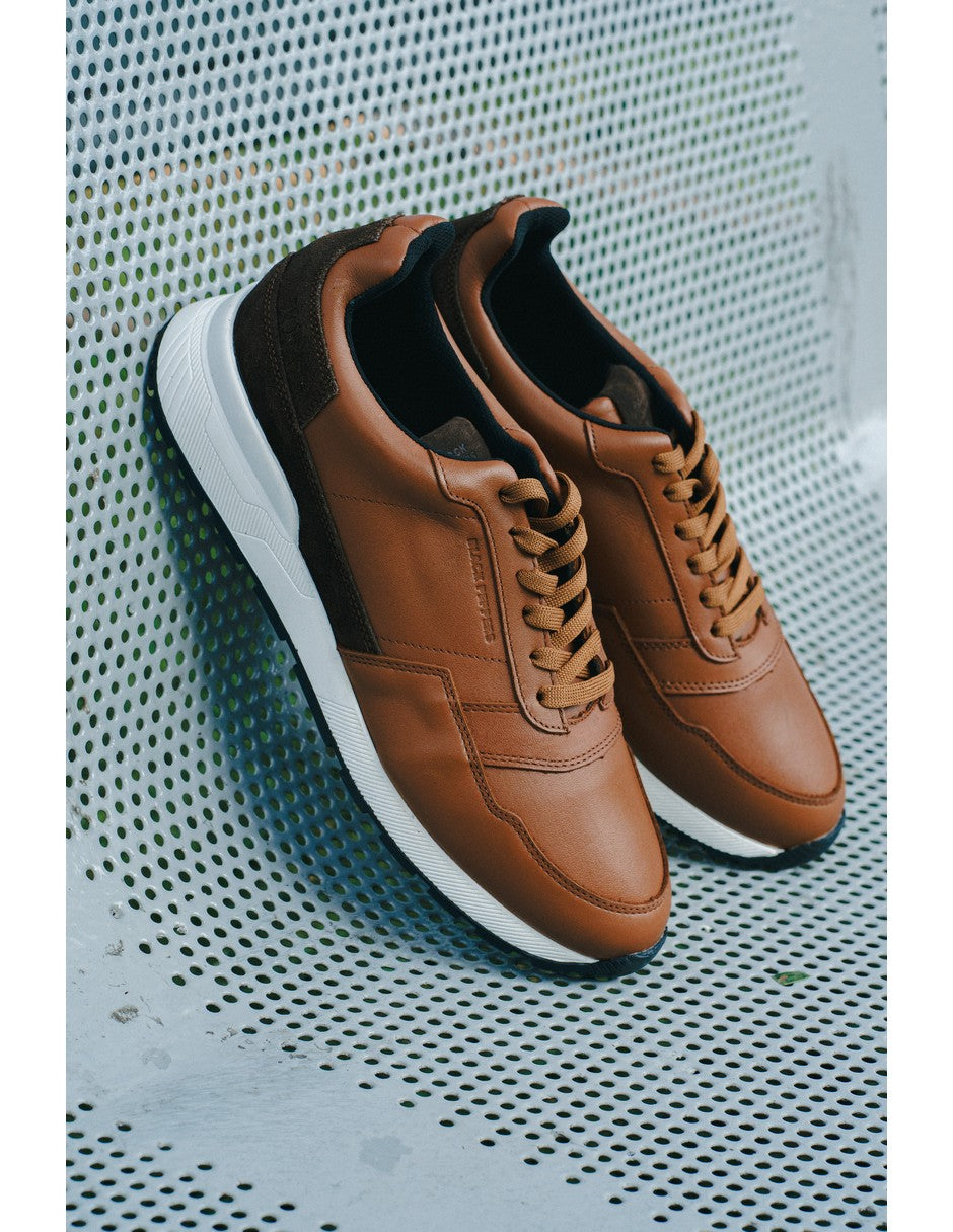 Trainer Leather Sneaker VERONA Camel