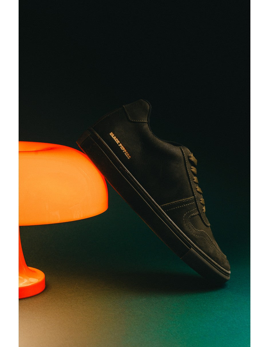 Lowtop Suede Sneaker TURIN Olive Green