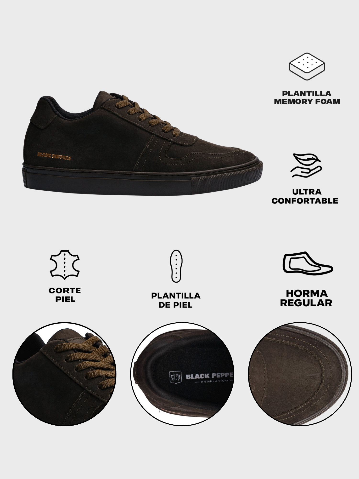 Lowtop Suede Sneaker TURIN Olive Green
