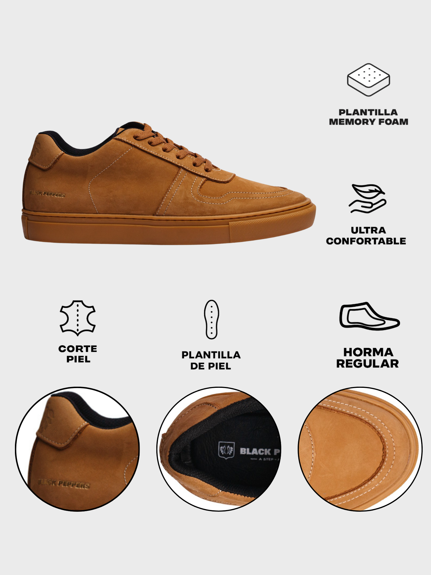 Lowtop Suede Sneaker TURIN Camel