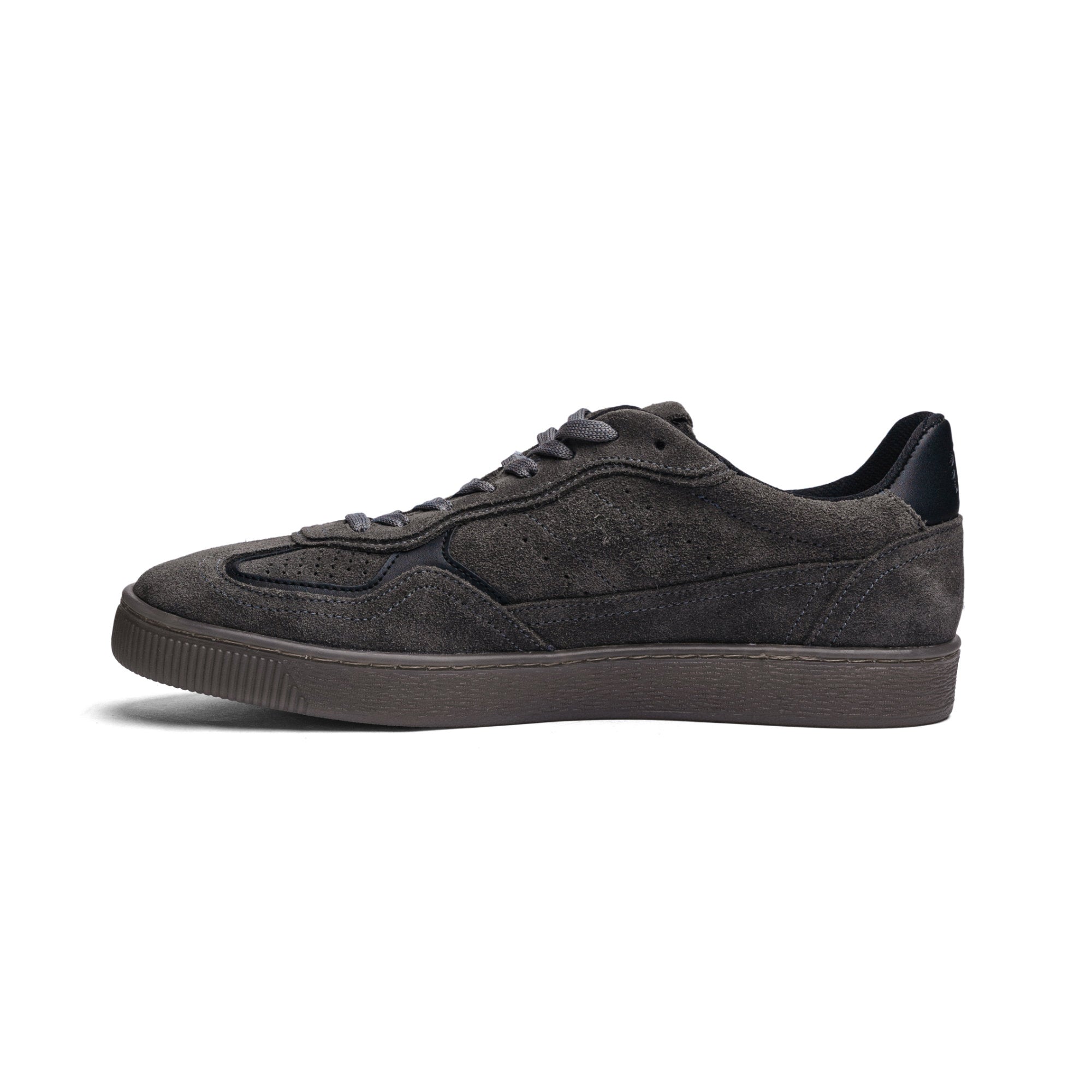 BLACK PEPPERS Lowtop Leather Sneaker PARMA Gris
