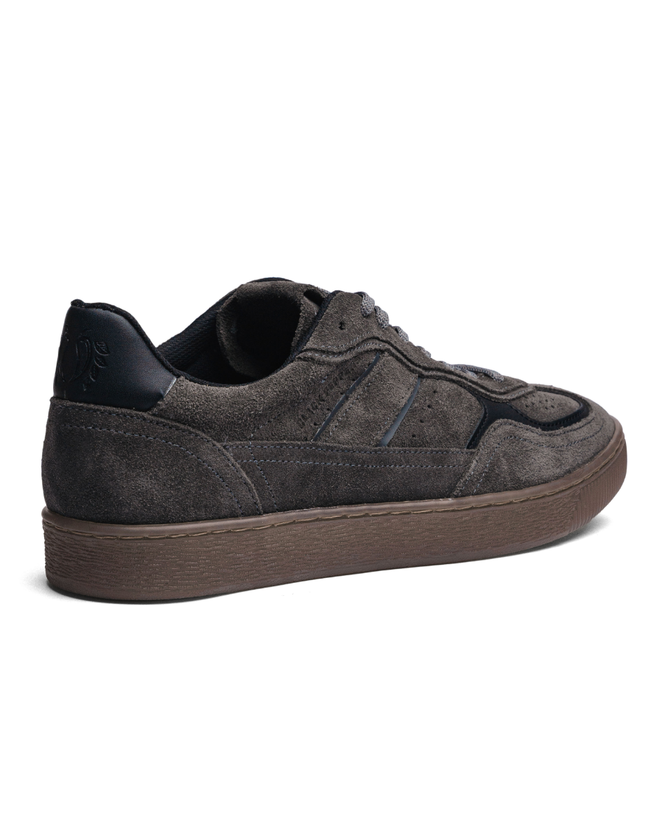 Lowtop Leather Sneaker PARMA Gray