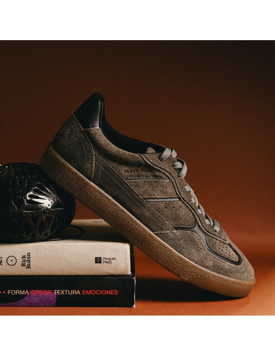 Lowtop Leather Sneaker PARMA Gray