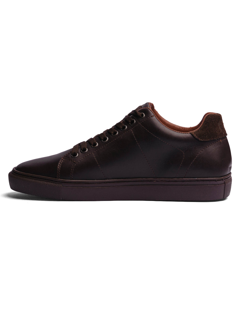 Lowtop Leather Sneaker CORE Full Chocolate