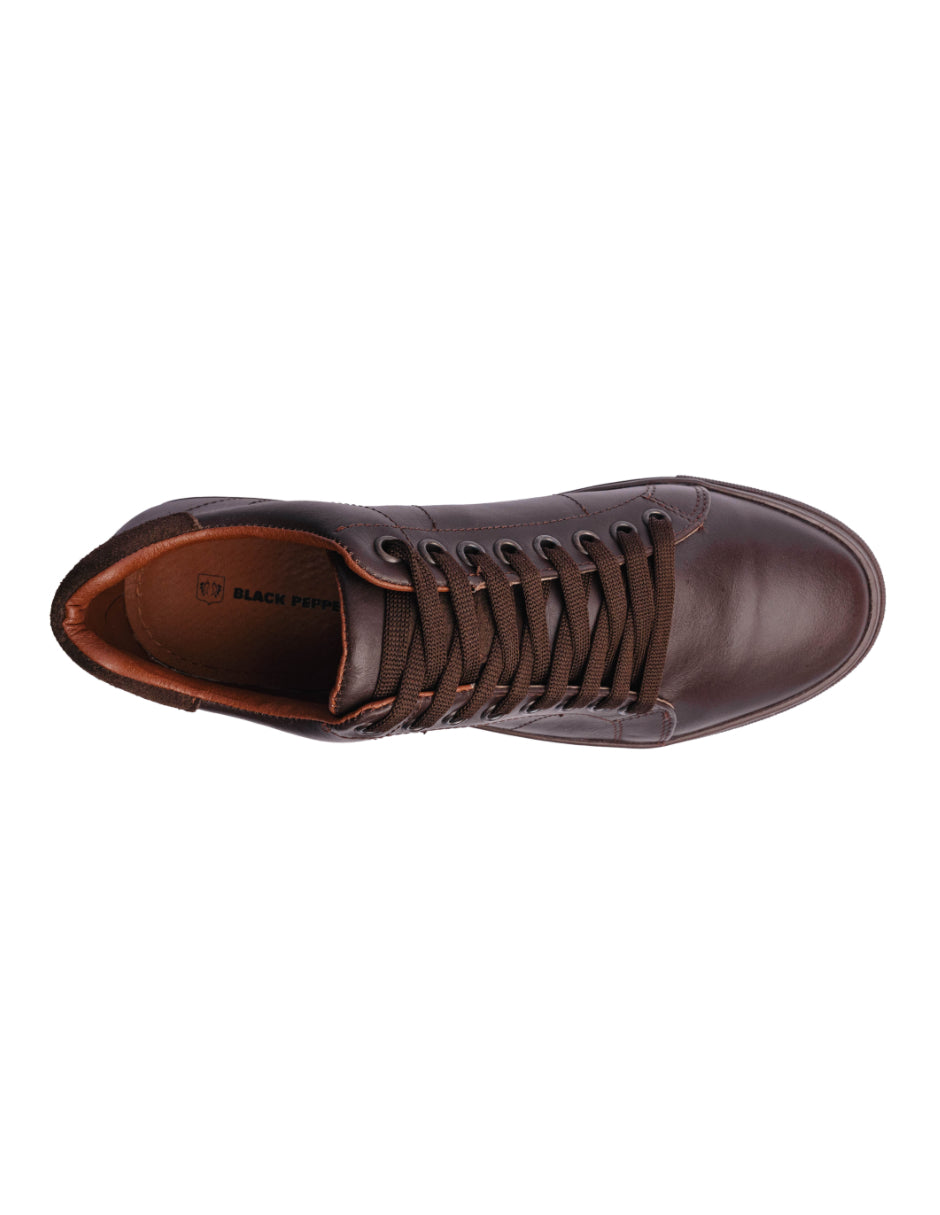 Lowtop Leather Sneaker CORE Full Chocolate