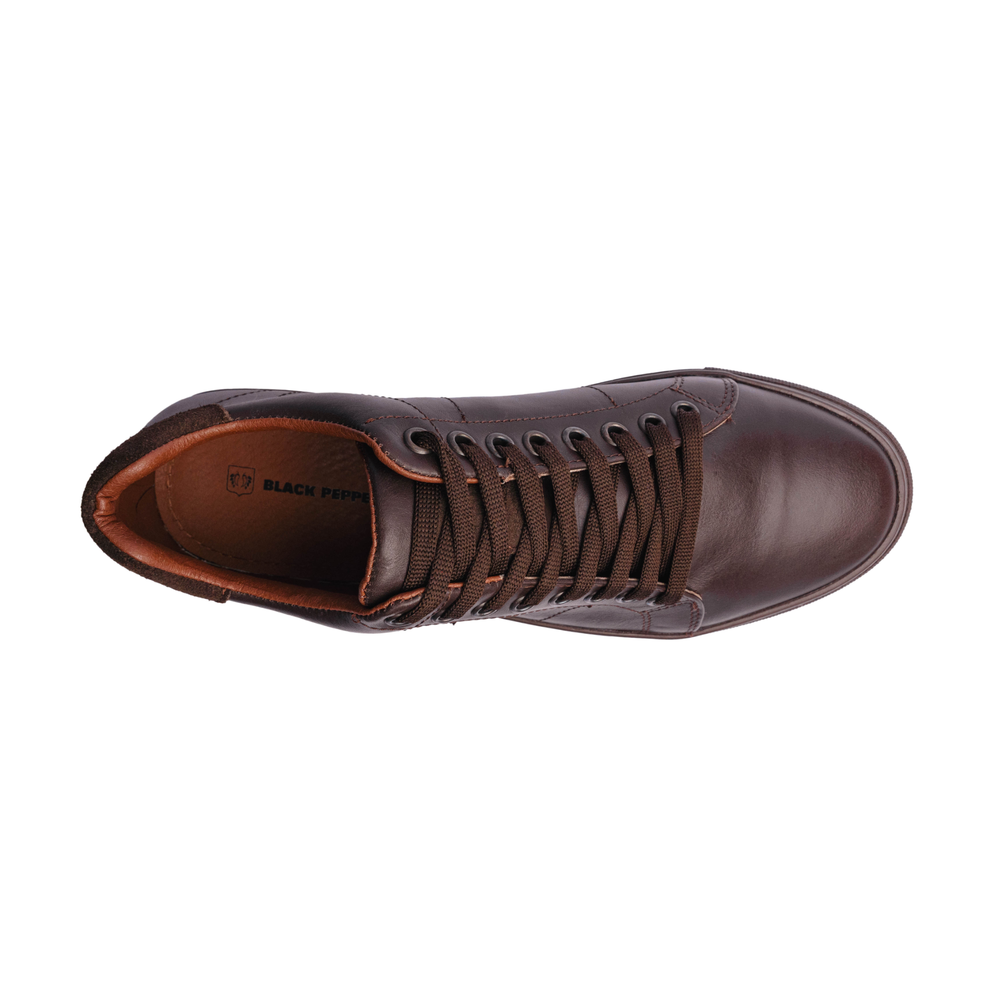 Lowtop Leather Sneaker CORE Chocolate