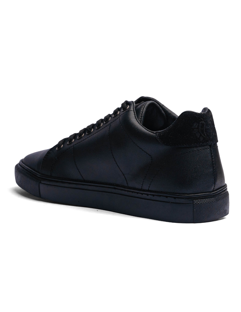 Lowtop Leather Sneaker CORE Full Black