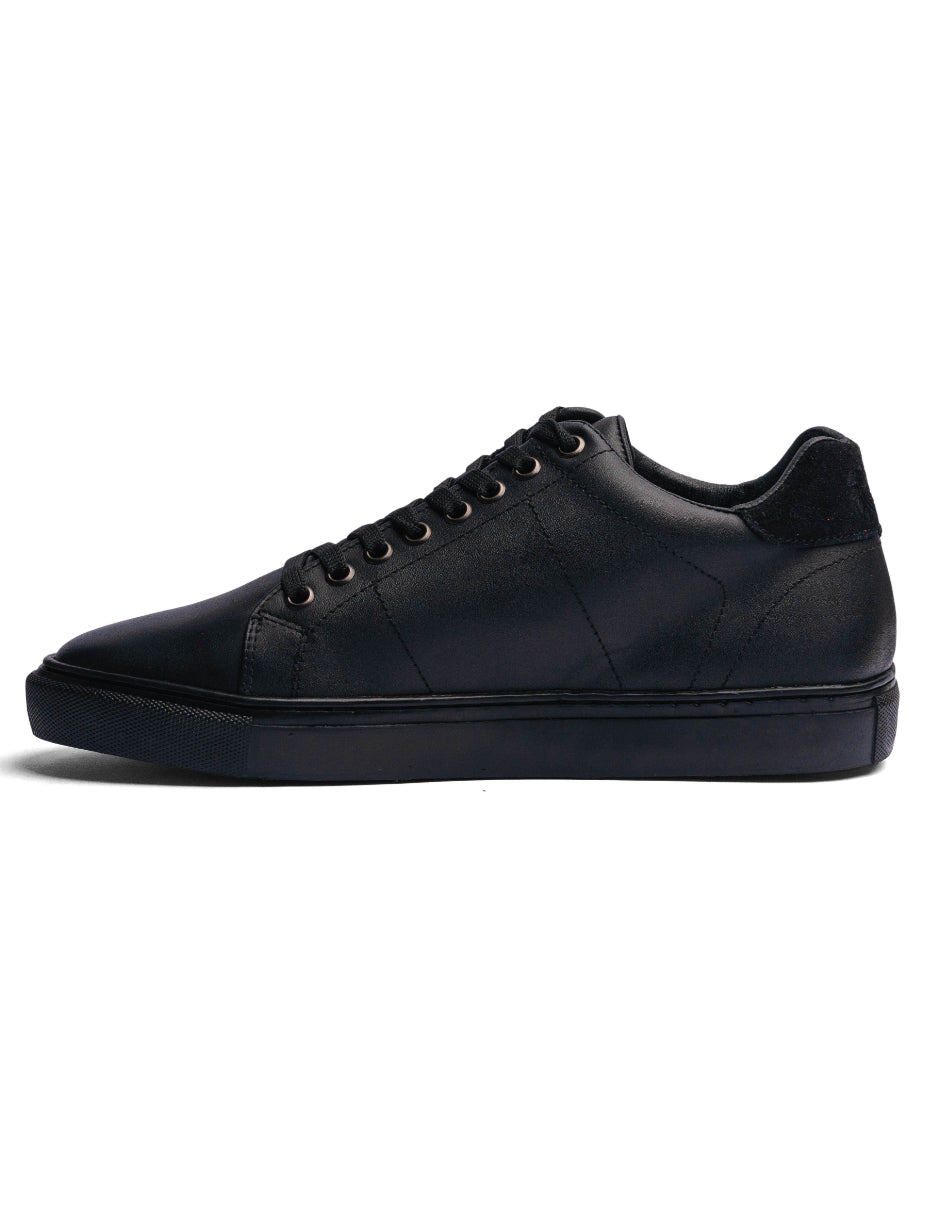Lowtop Leather Sneaker CORE Full Black