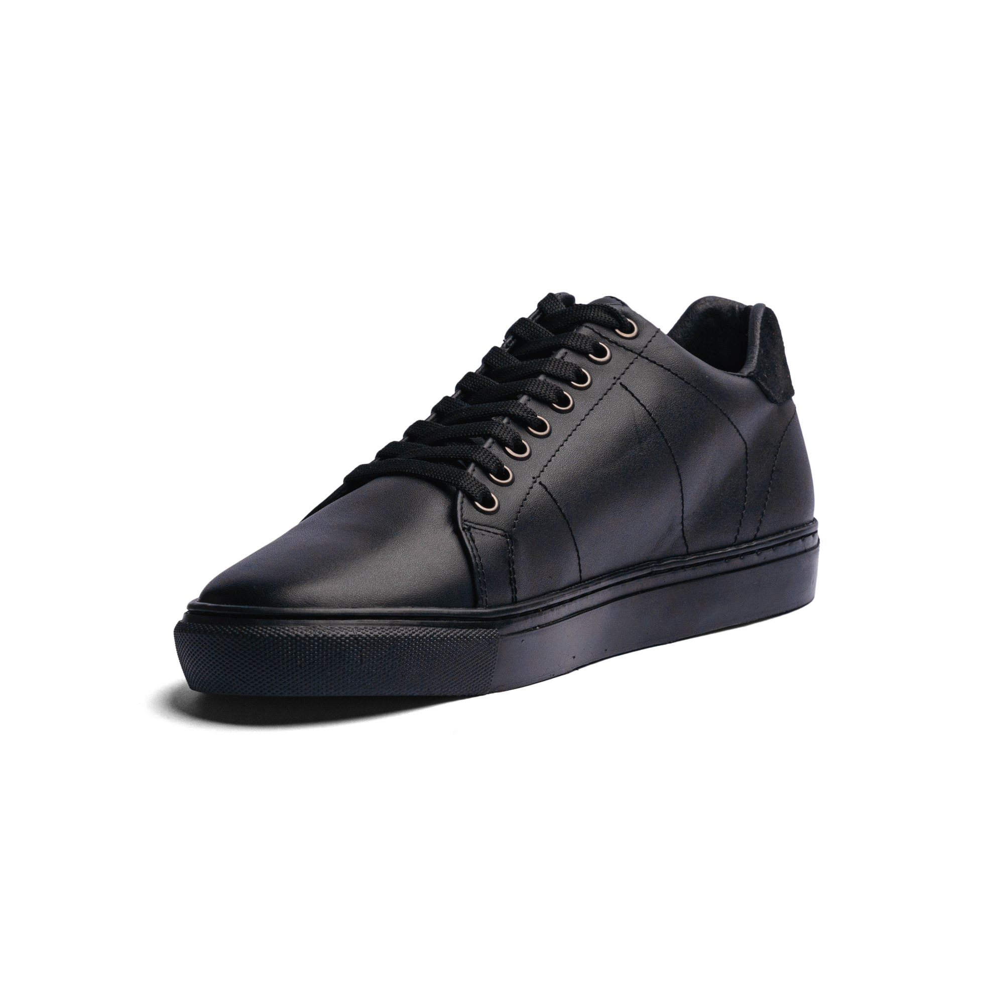 Lowtop Leather Sneaker CORE Black