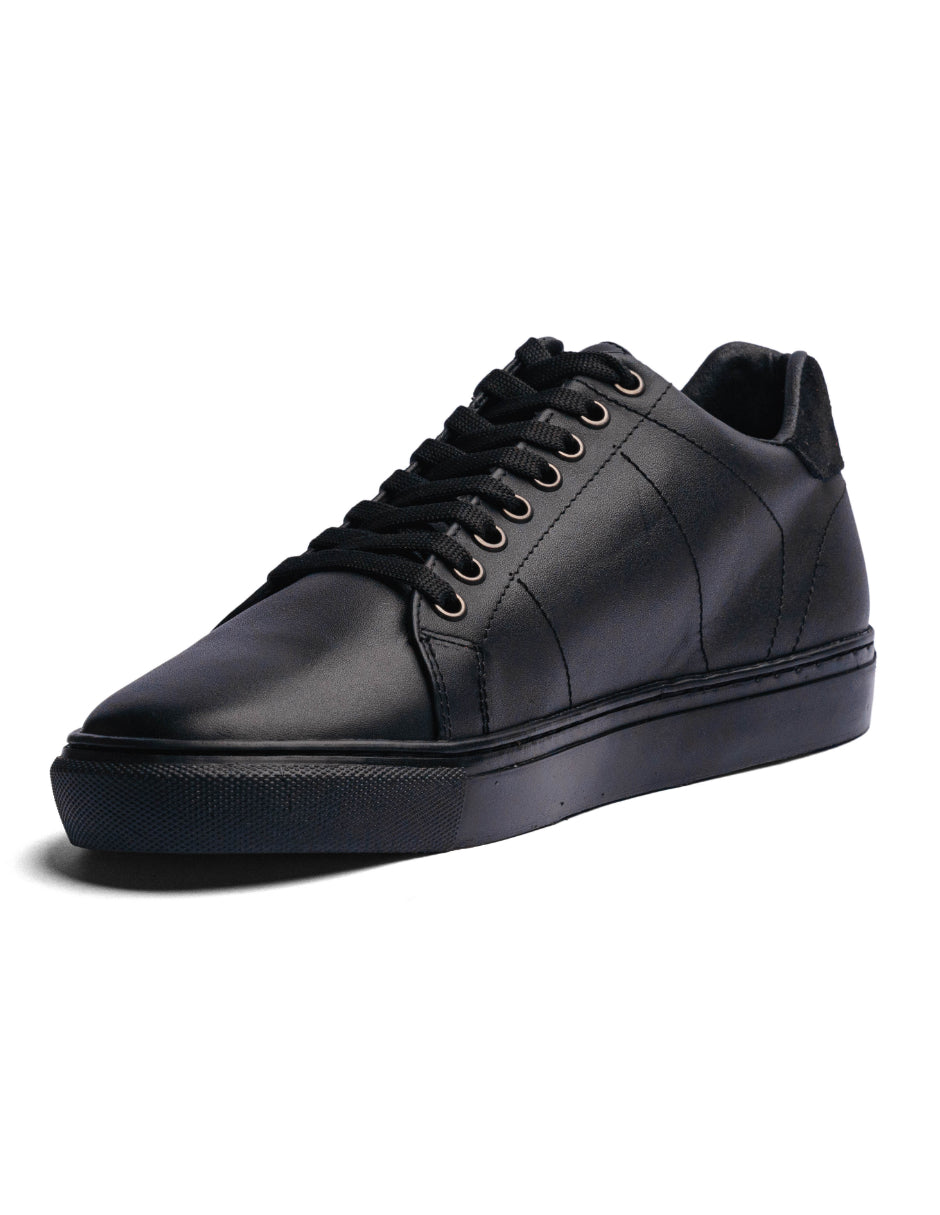 Lowtop Leather Sneaker CORE Full Black