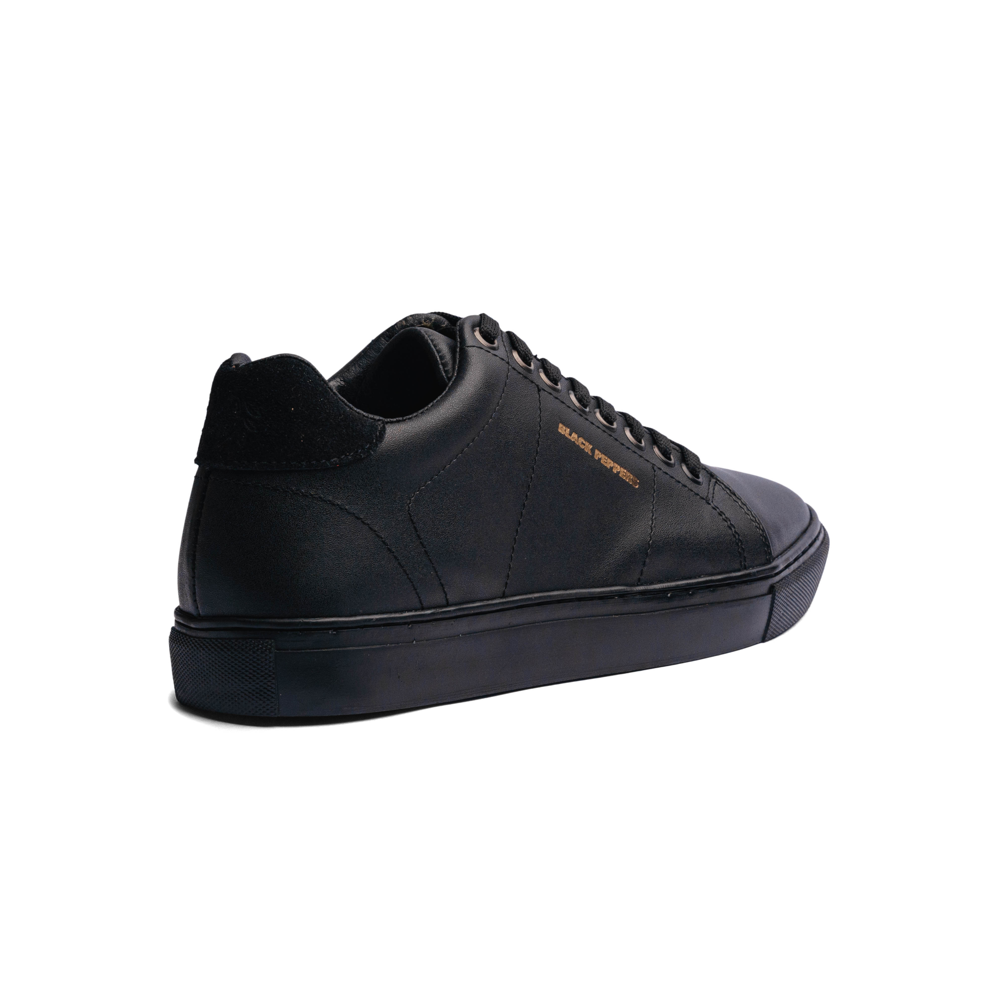Lowtop Leather Sneaker CORE Black