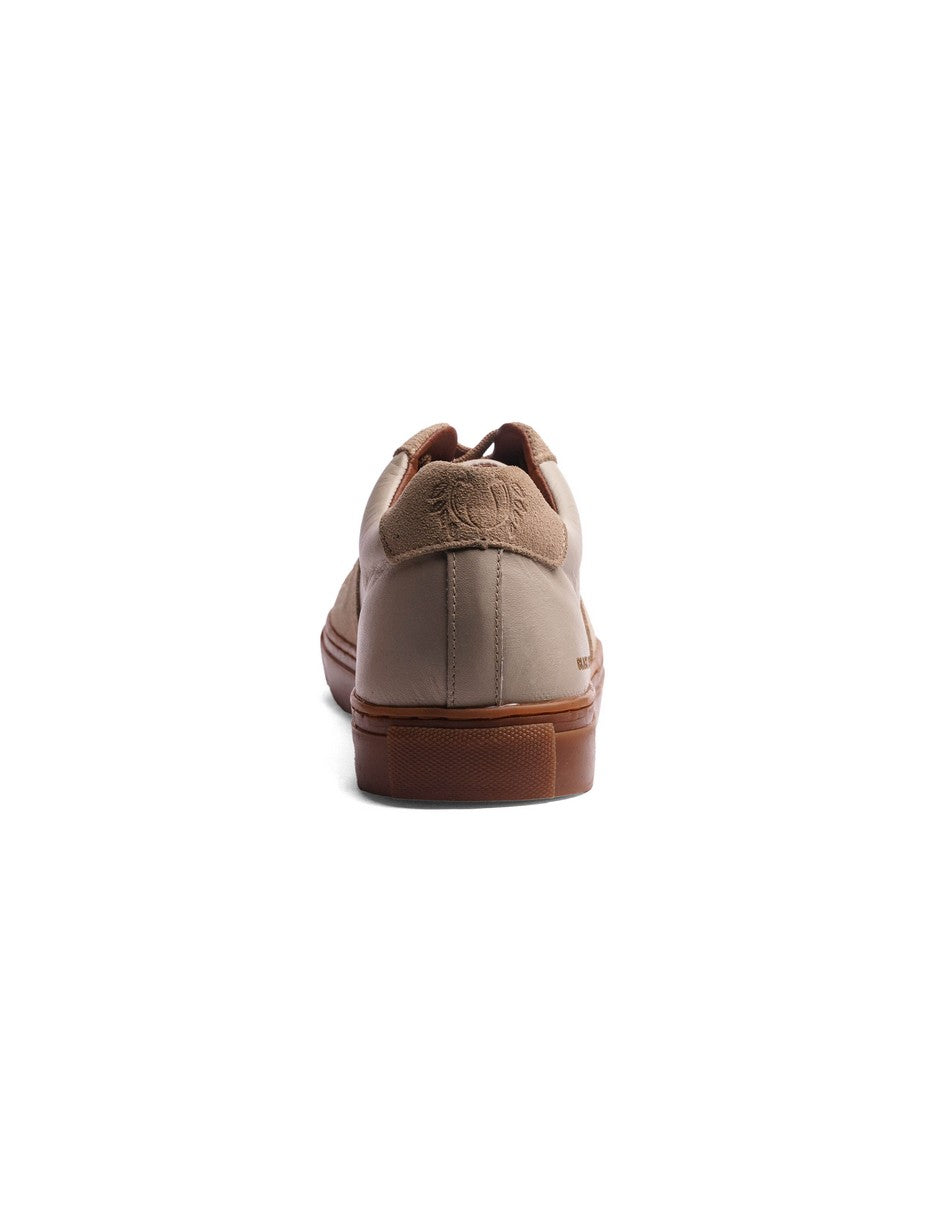 Lowtop Leather/Suede Sneaker TURIN Cream