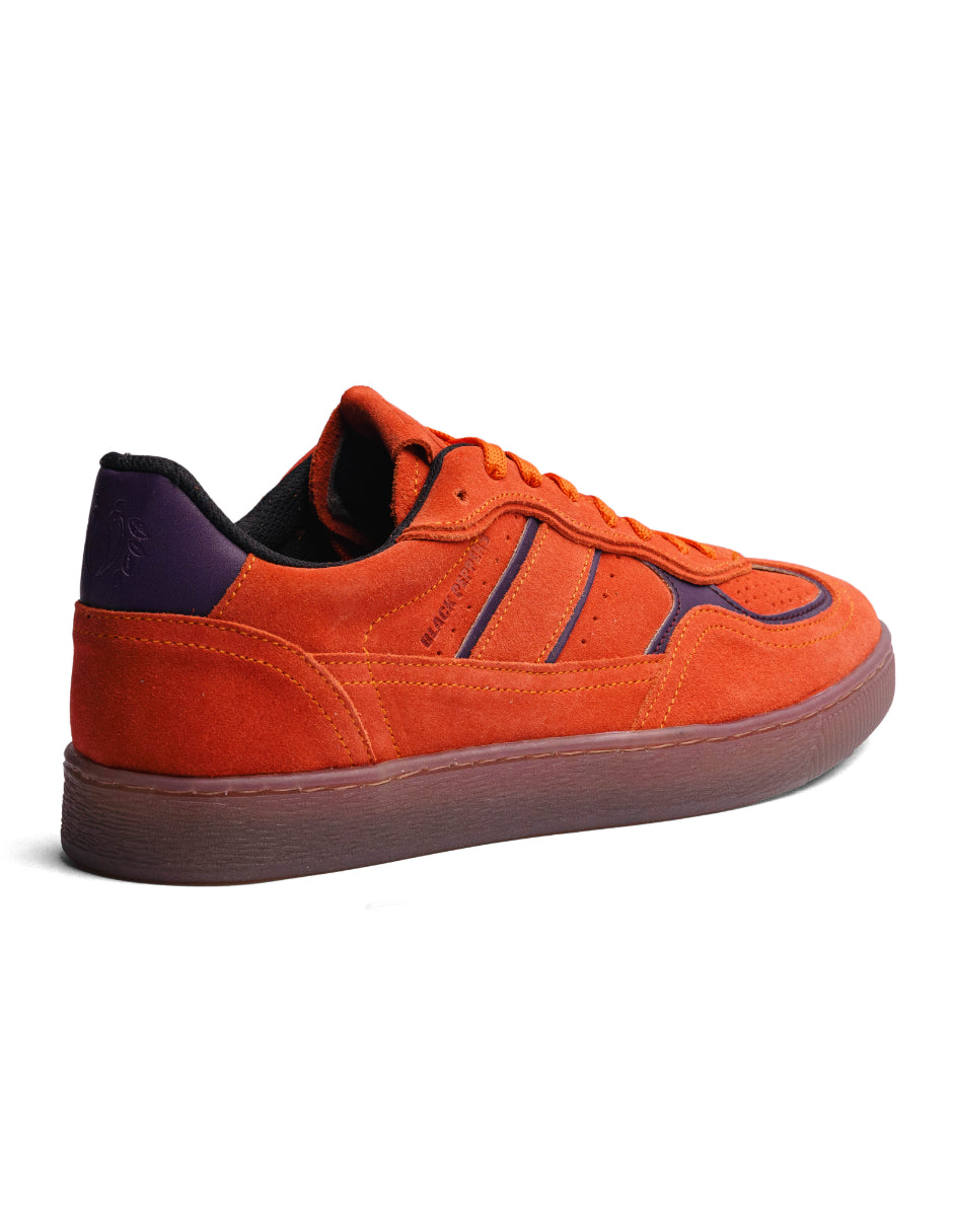 Lowtop Suede Sneaker PARMA Electric Orange