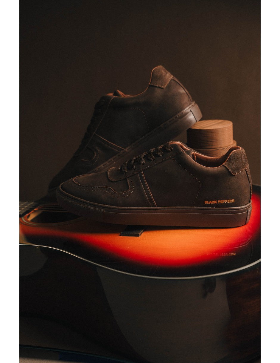 Lowtop Suede Sneaker TURIN Full Chocolate
