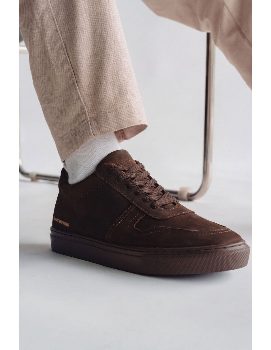 Lowtop Suede Sneaker TURIN Full Chocolate