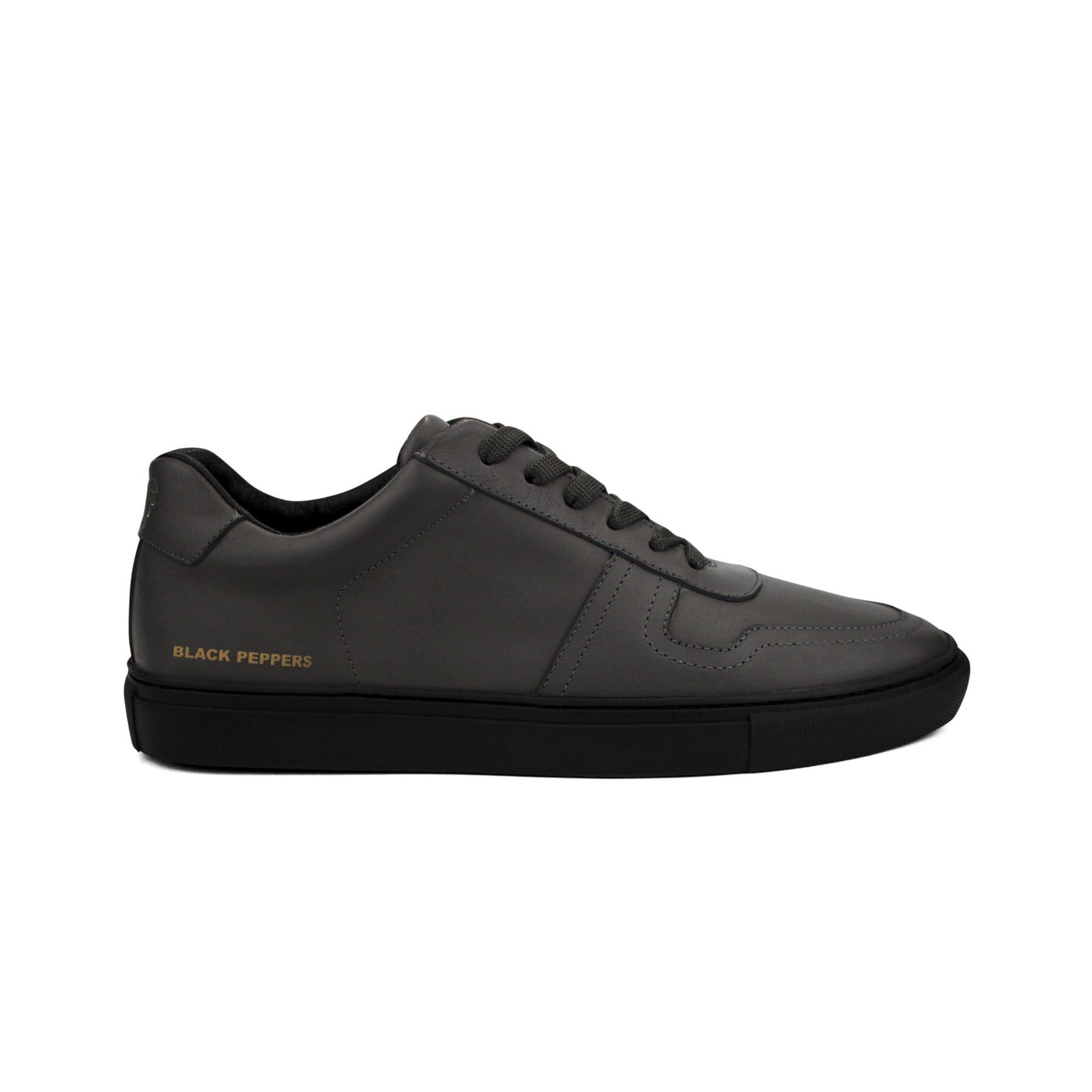 Tenis de Piel Black Peppers Lowtop Leather Sneaker PR Oxford Gray/Black Sole