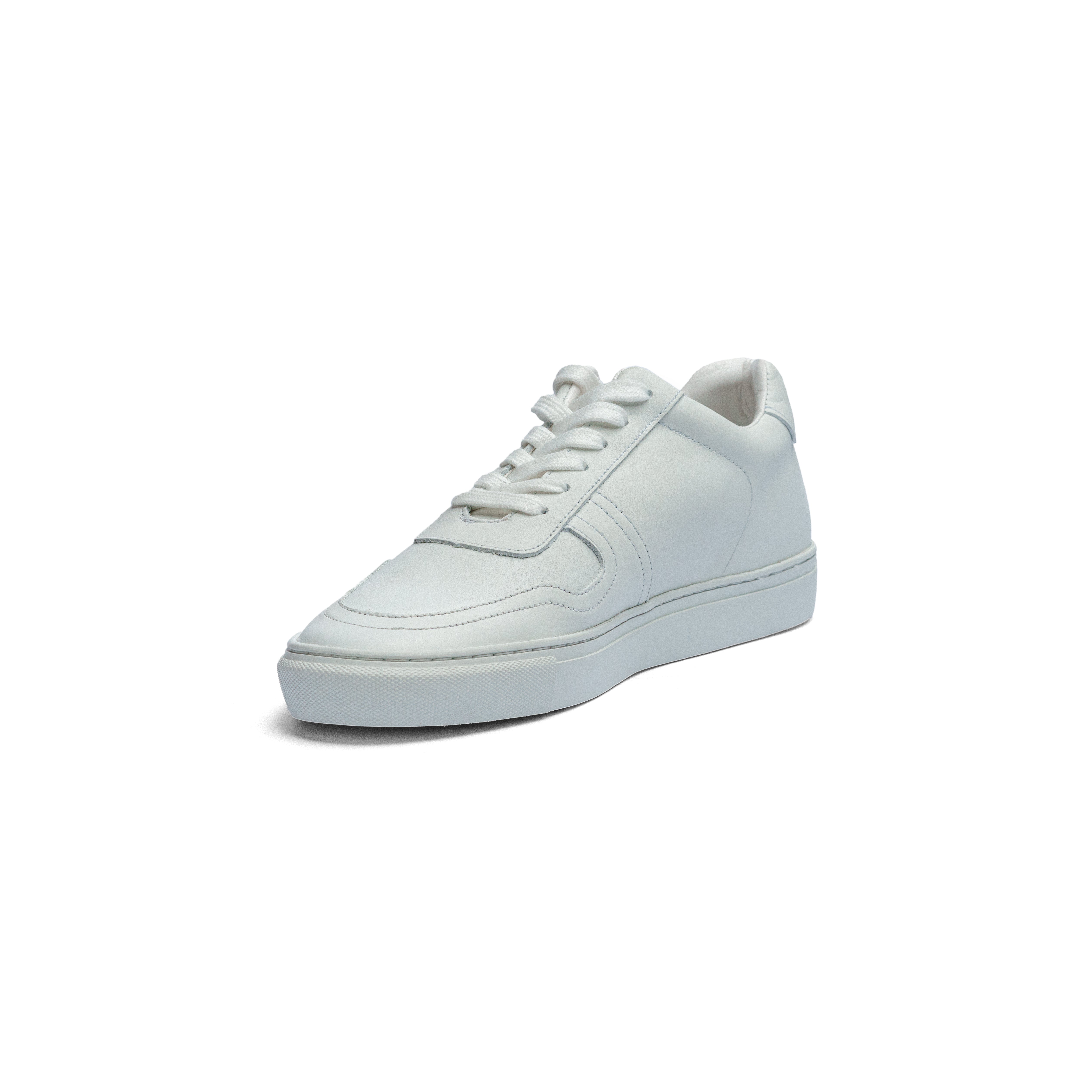 Tenis de Piel Black Peppers Lowtop Leather Sneaker PR Full White