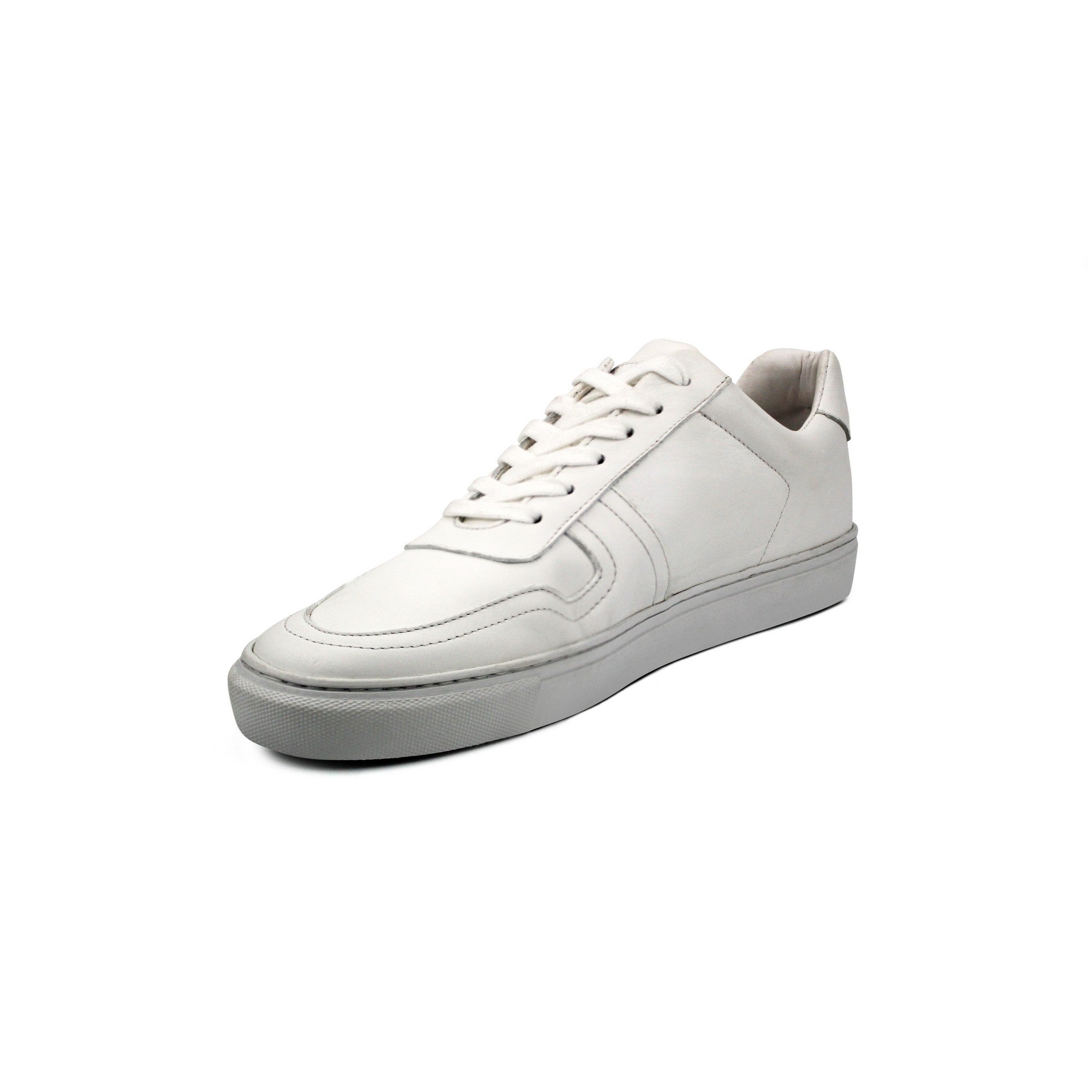 Tenis de Piel Black Peppers Lowtop Leather Sneaker PR Full White