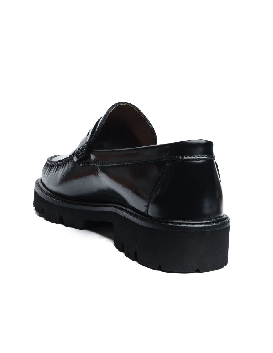 Leather Loafers Black