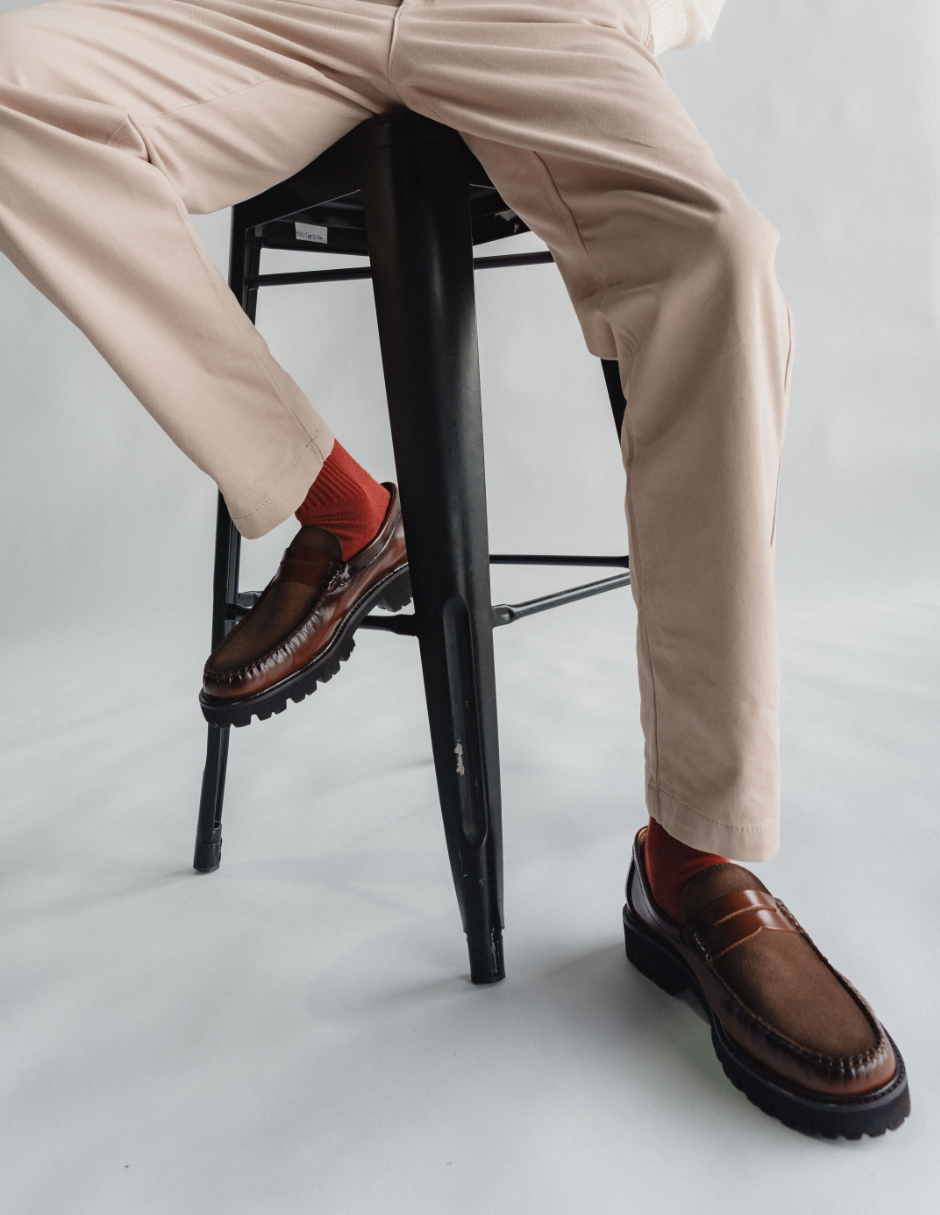 Leather Loafers Brown