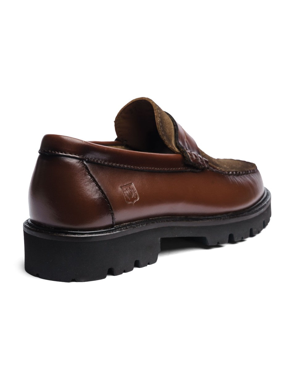 Leather Loafers Brown